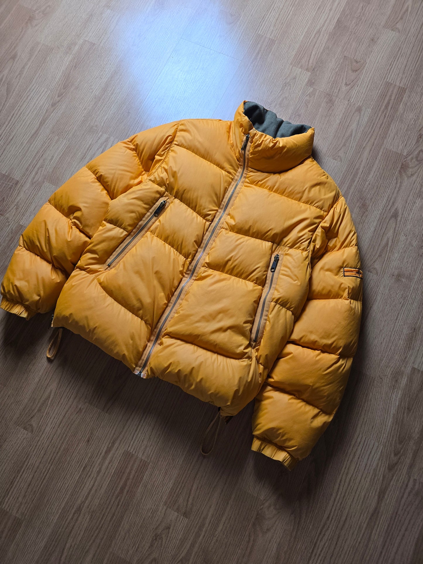 RARE Stone Island Denims AW07 Goose Down Asymmetrical Zip Puffer Jacket (L)