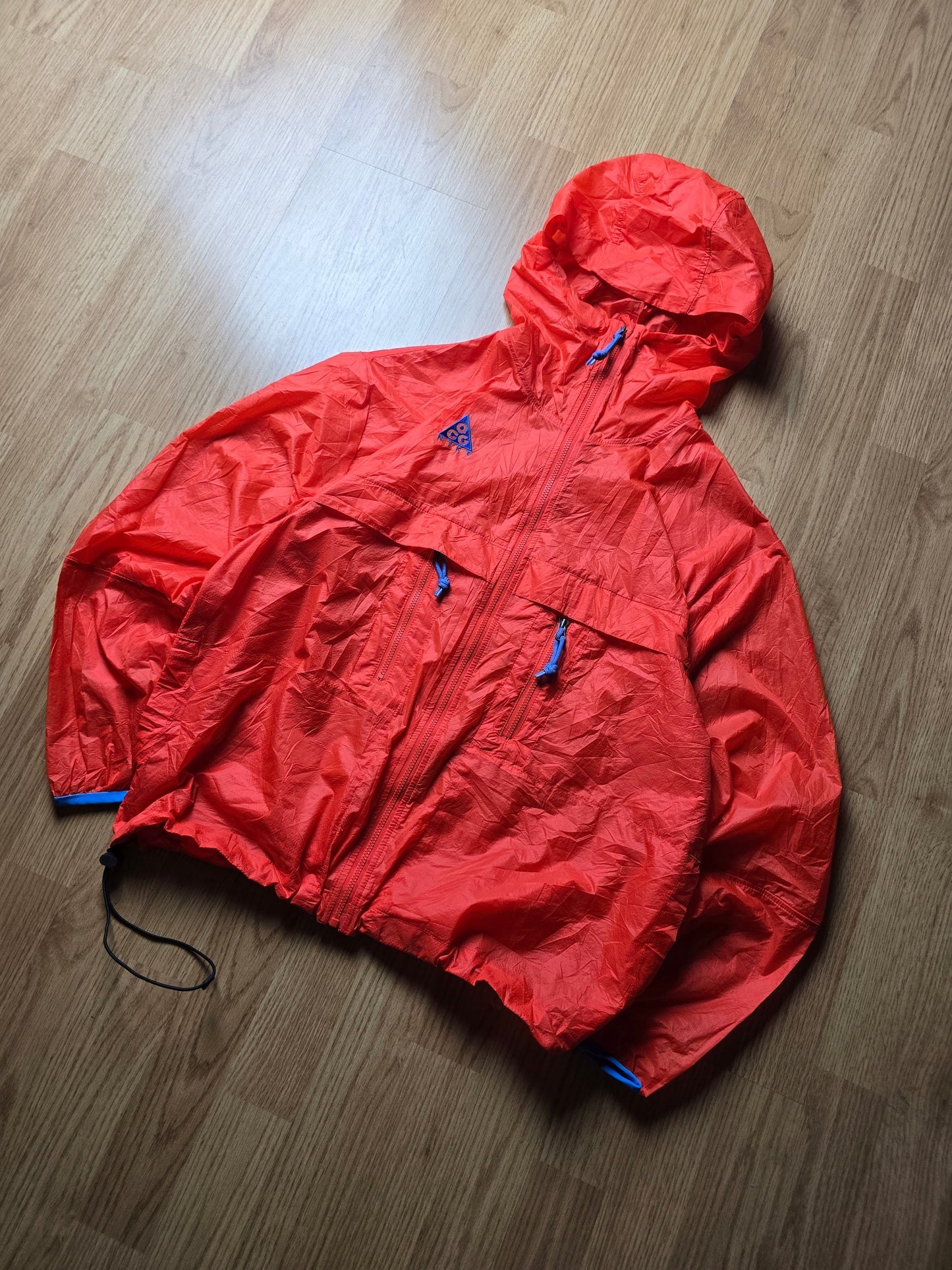 W/ Nike ACG Habanero Lightweight Hooded Windbreaker Jacket (M)