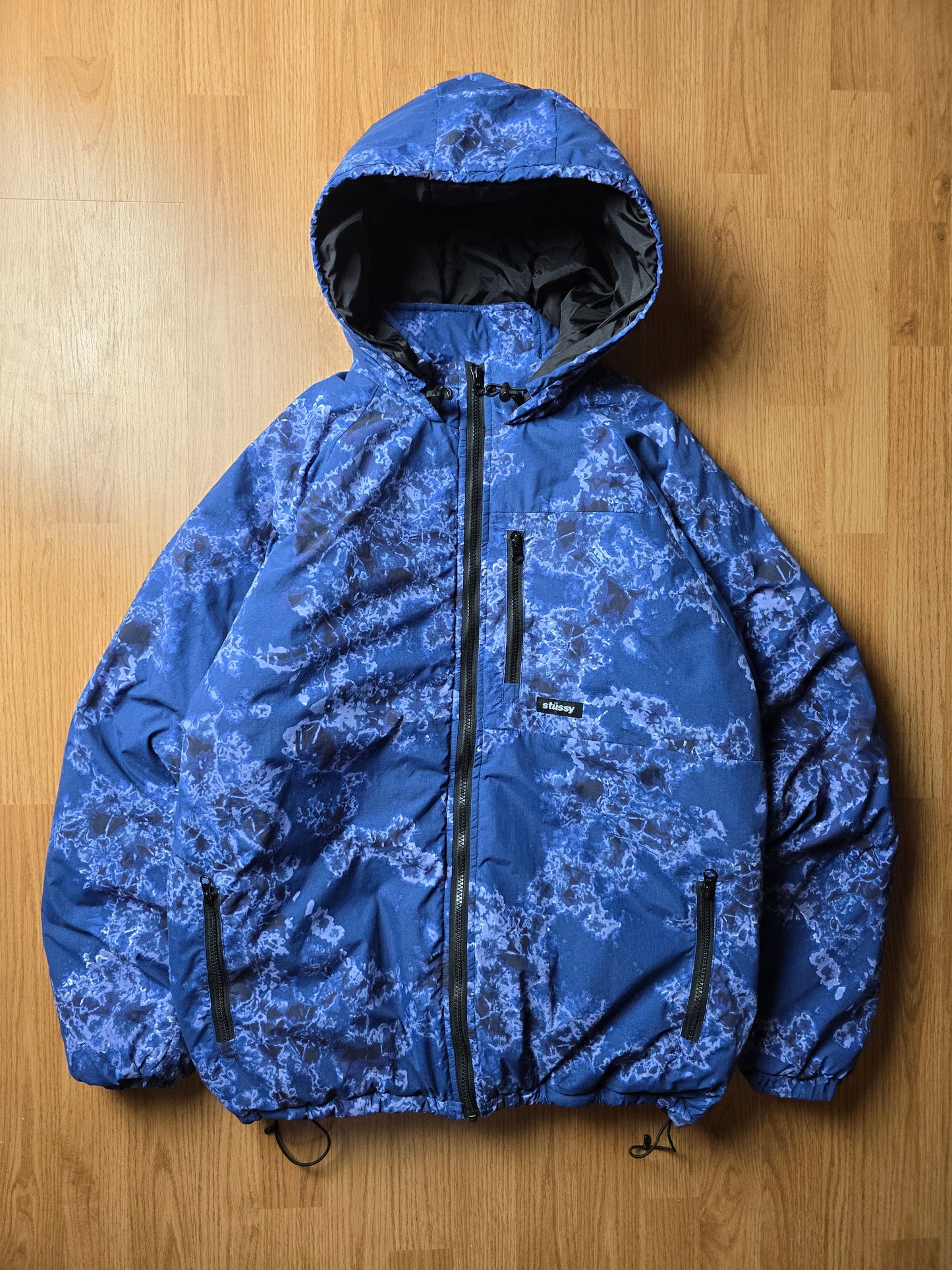 RARE Stussy Primaloft Insulated Indigo Puffer Jacket (L)