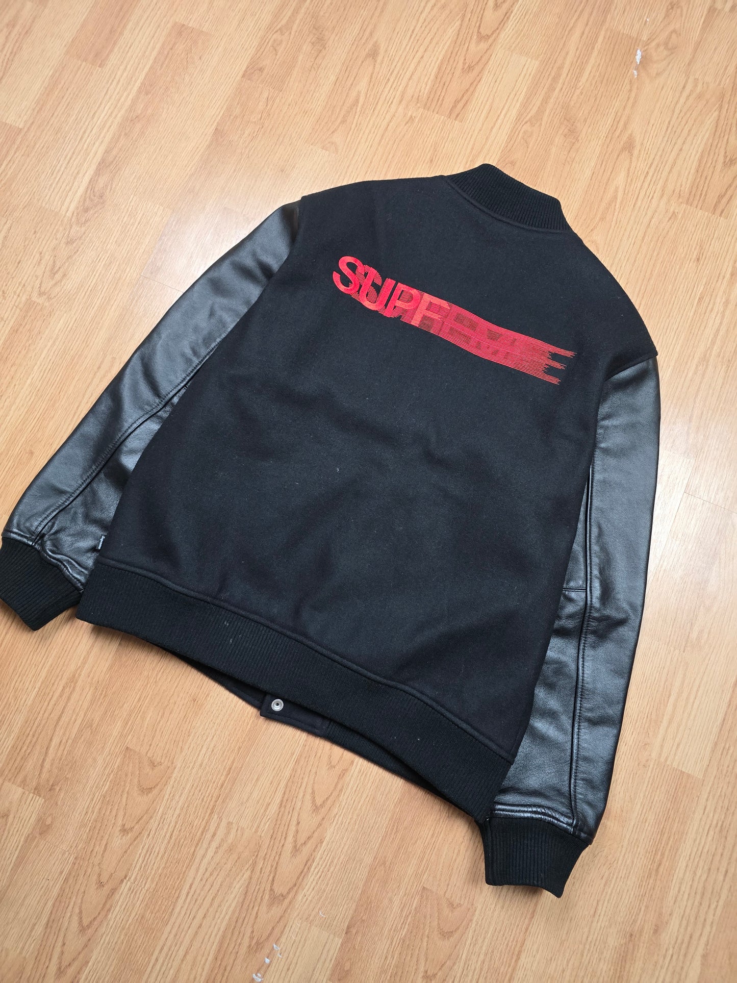 RARE Supreme 'Motion' Varsity Jacket (L)