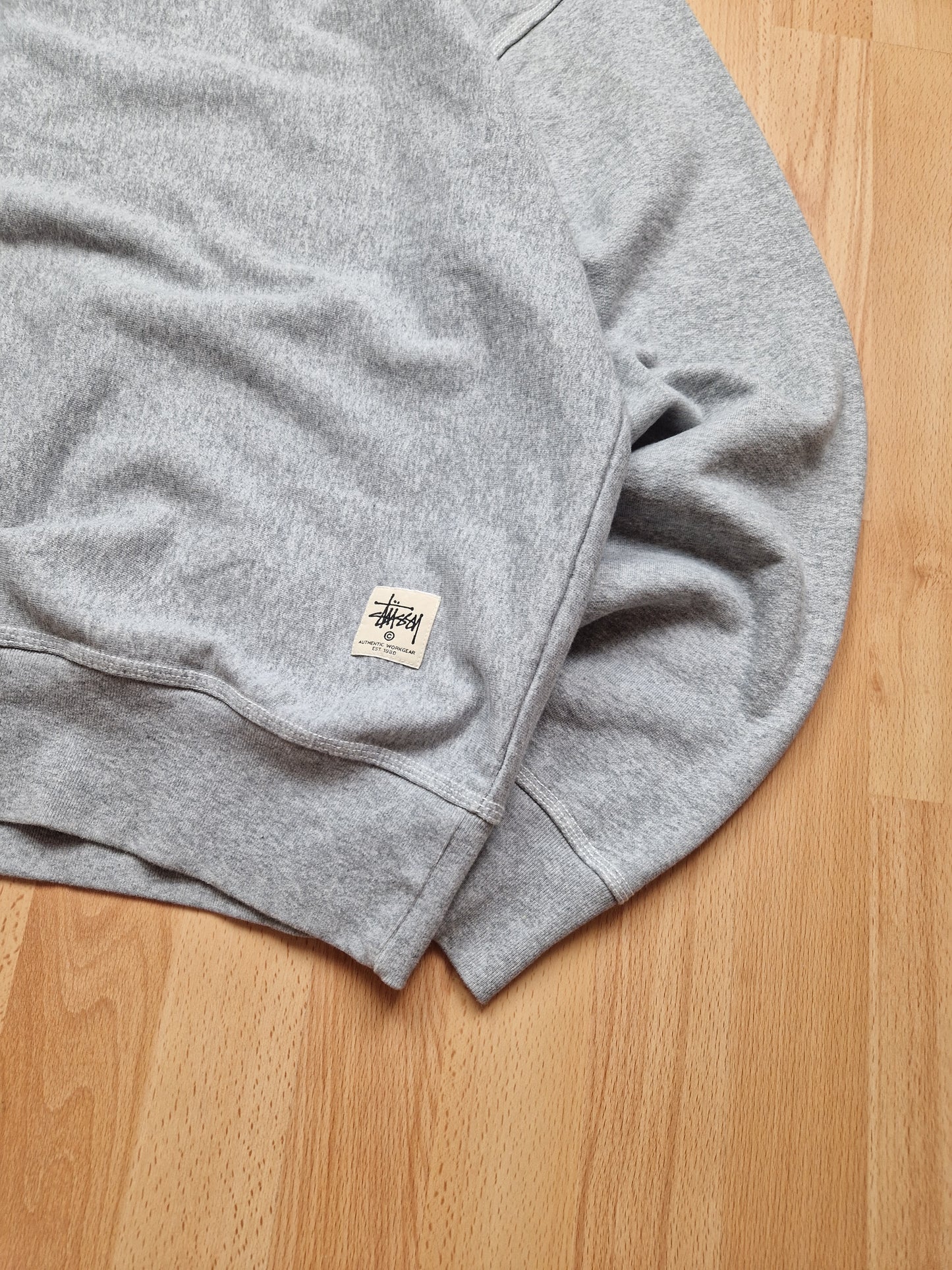 Stussy Contrast Stitch Label Crew Sweatshirt (L)