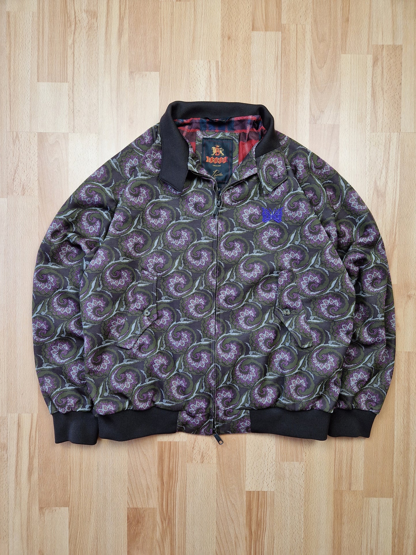 Needles x Baracuta G9 Jaquard Harrington Jacket (L/XL)