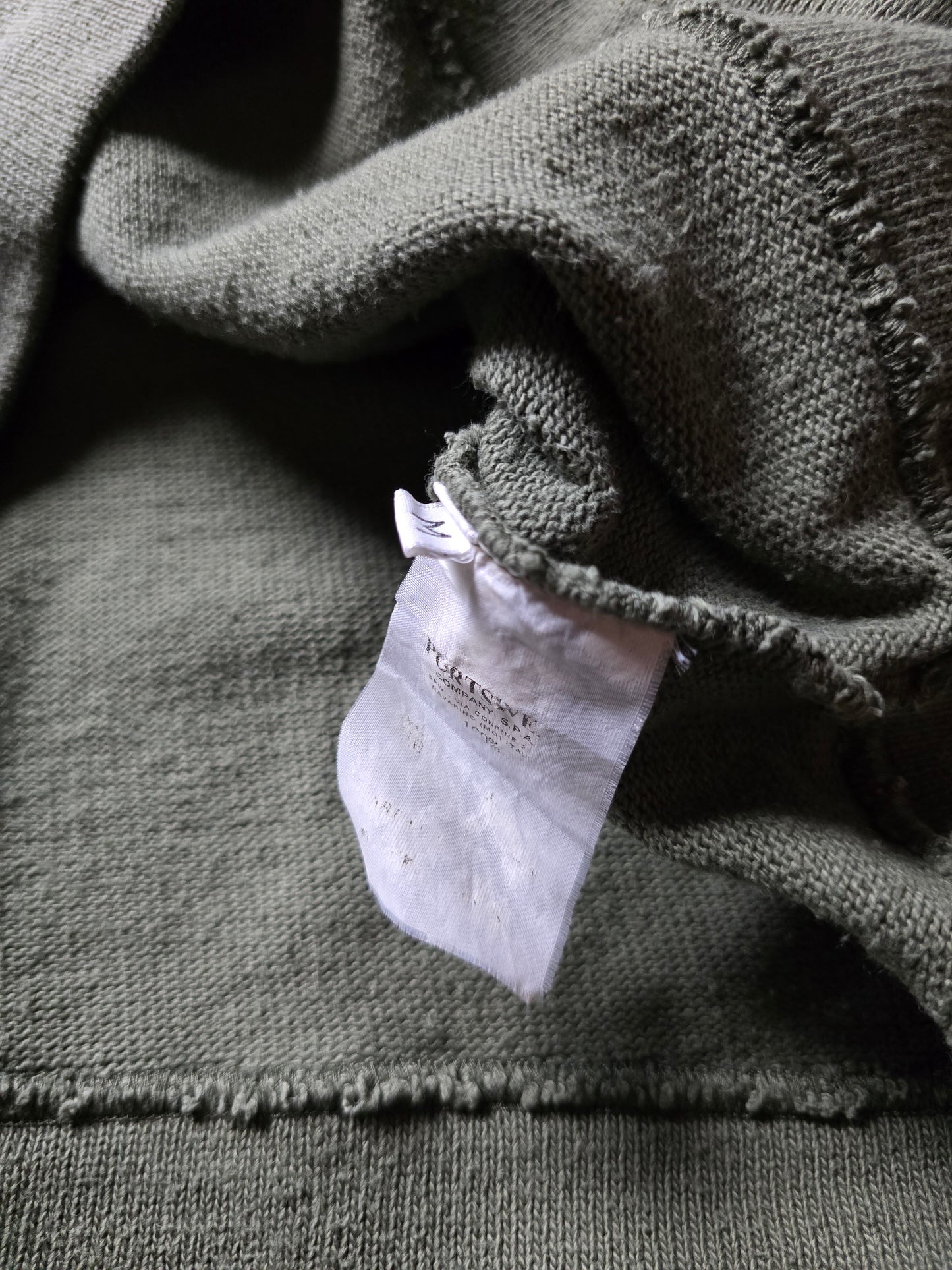 Vintage Stone Island Distressed Collar Sweater (M)