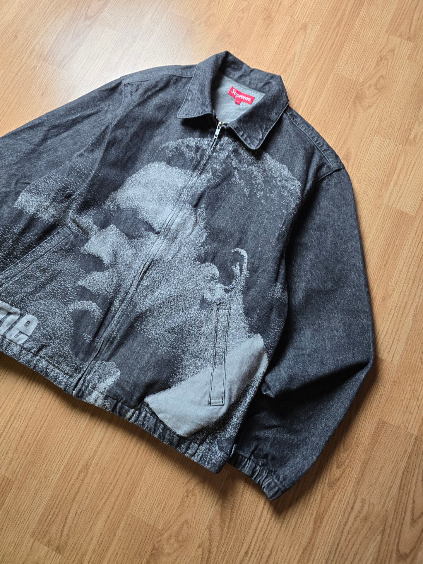 Supreme John Coltrane 'A Love Supreme' Denim Harrington Jacket (L)