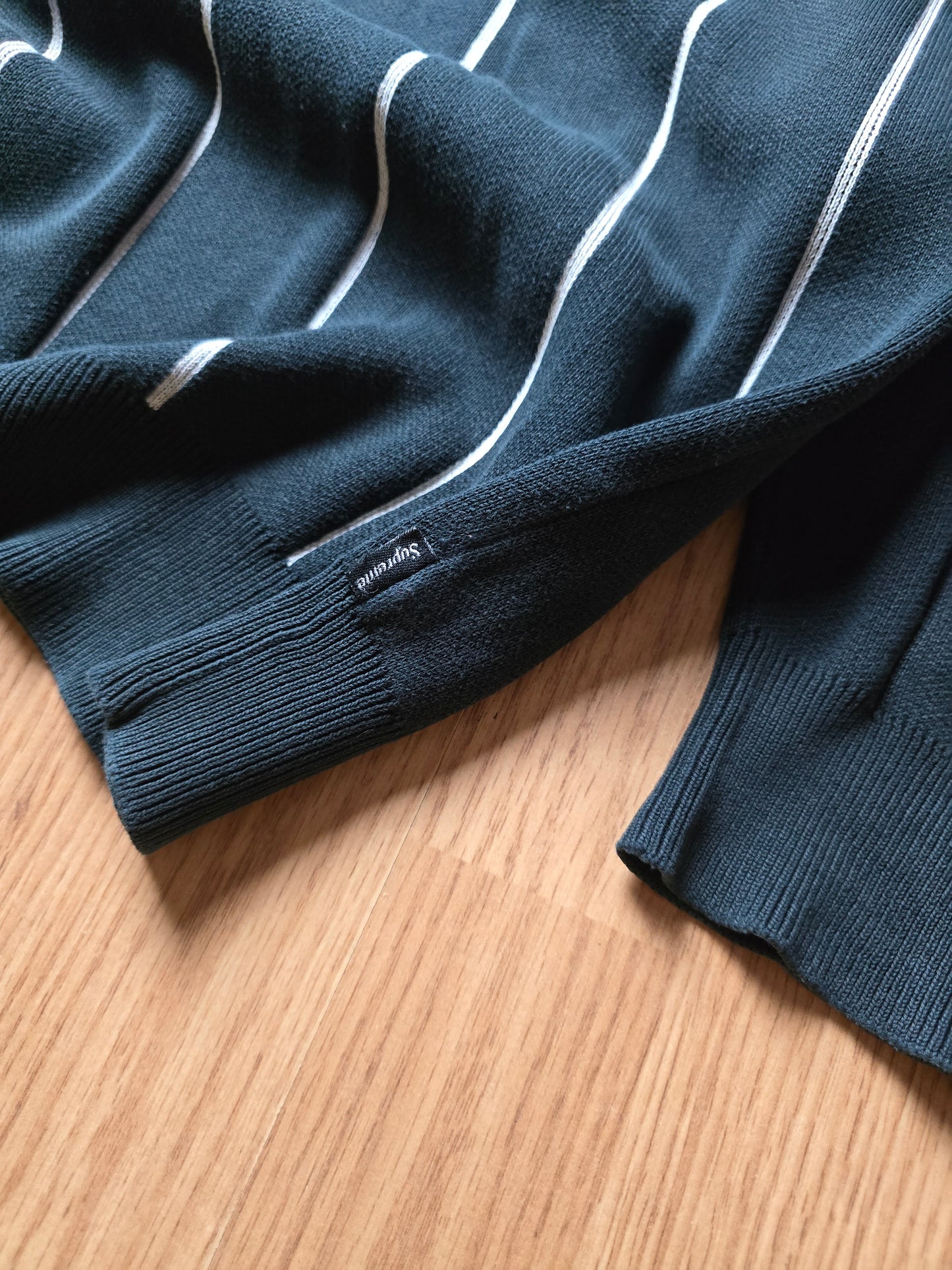 Supreme Wide Pinstripe Knit Sweater (M/L)