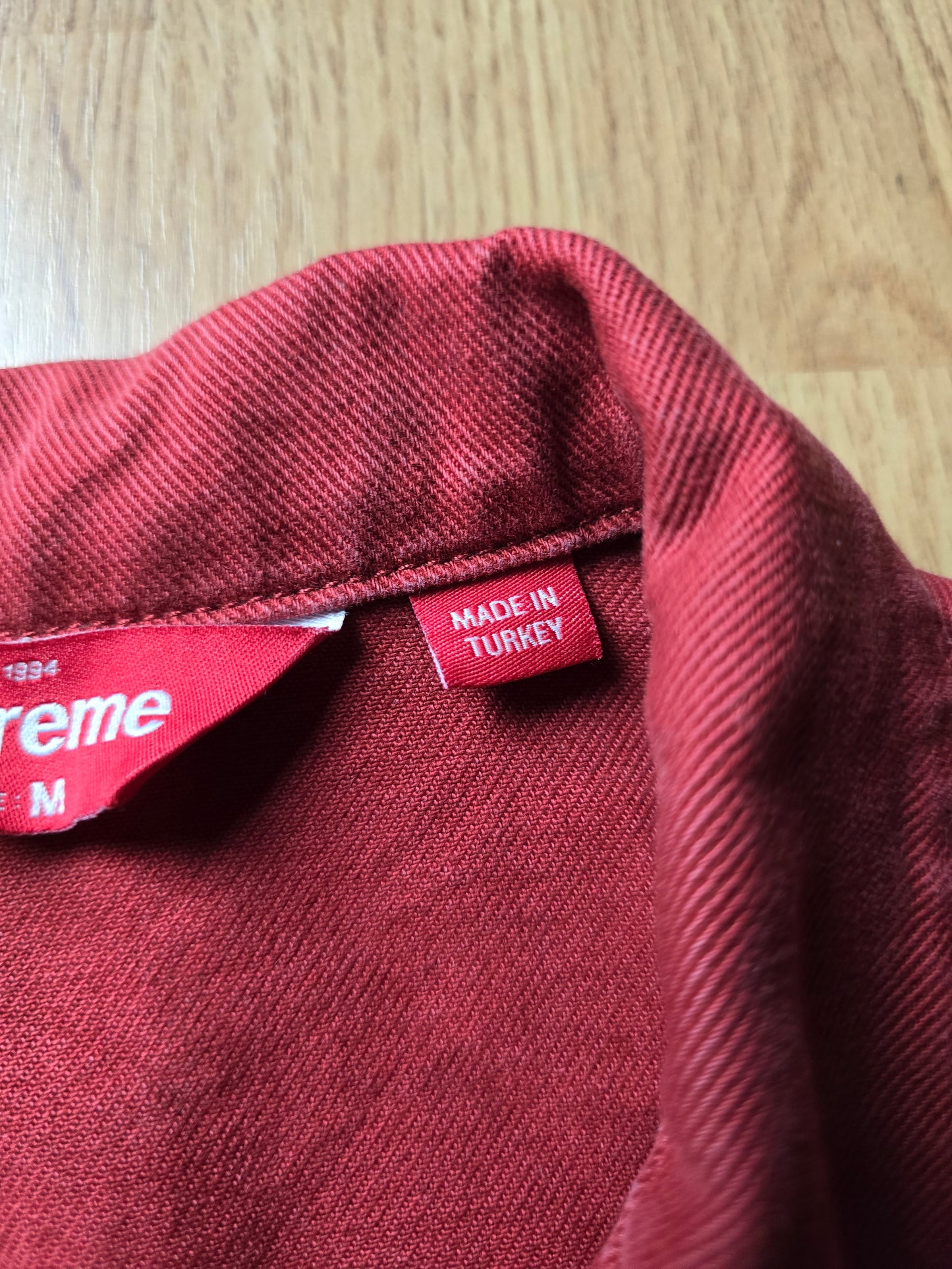 Supreme 2-Tone Paneled Denim Jacket (M)