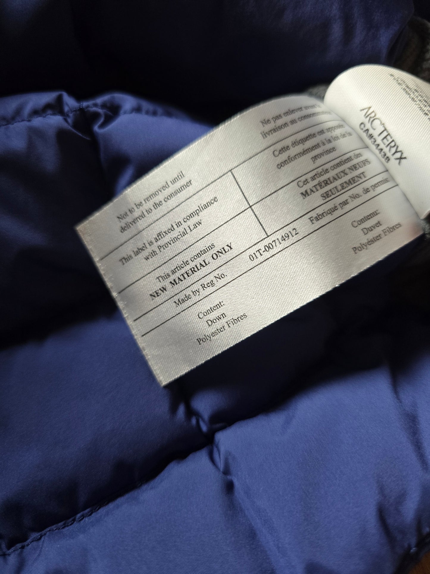 Arc'teryx Rico Lightweight Goose Down Quilted Jacket (M)