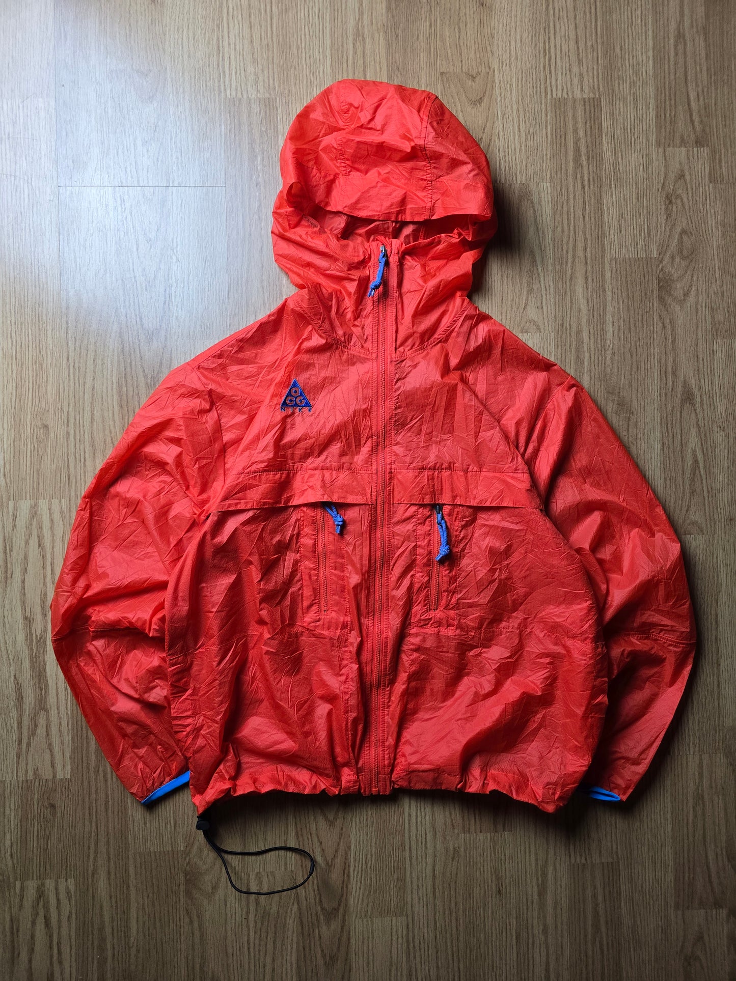 W/ Nike ACG Habanero Lightweight Hooded Windbreaker Jacket (M)