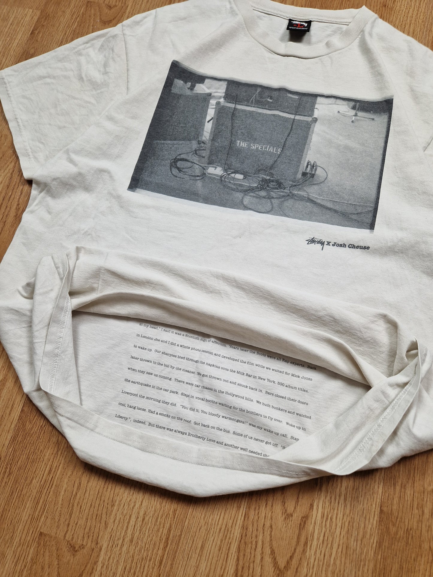 Vintage Stussy x Josh Cheuse 'The Specials' T-shirt (L)
