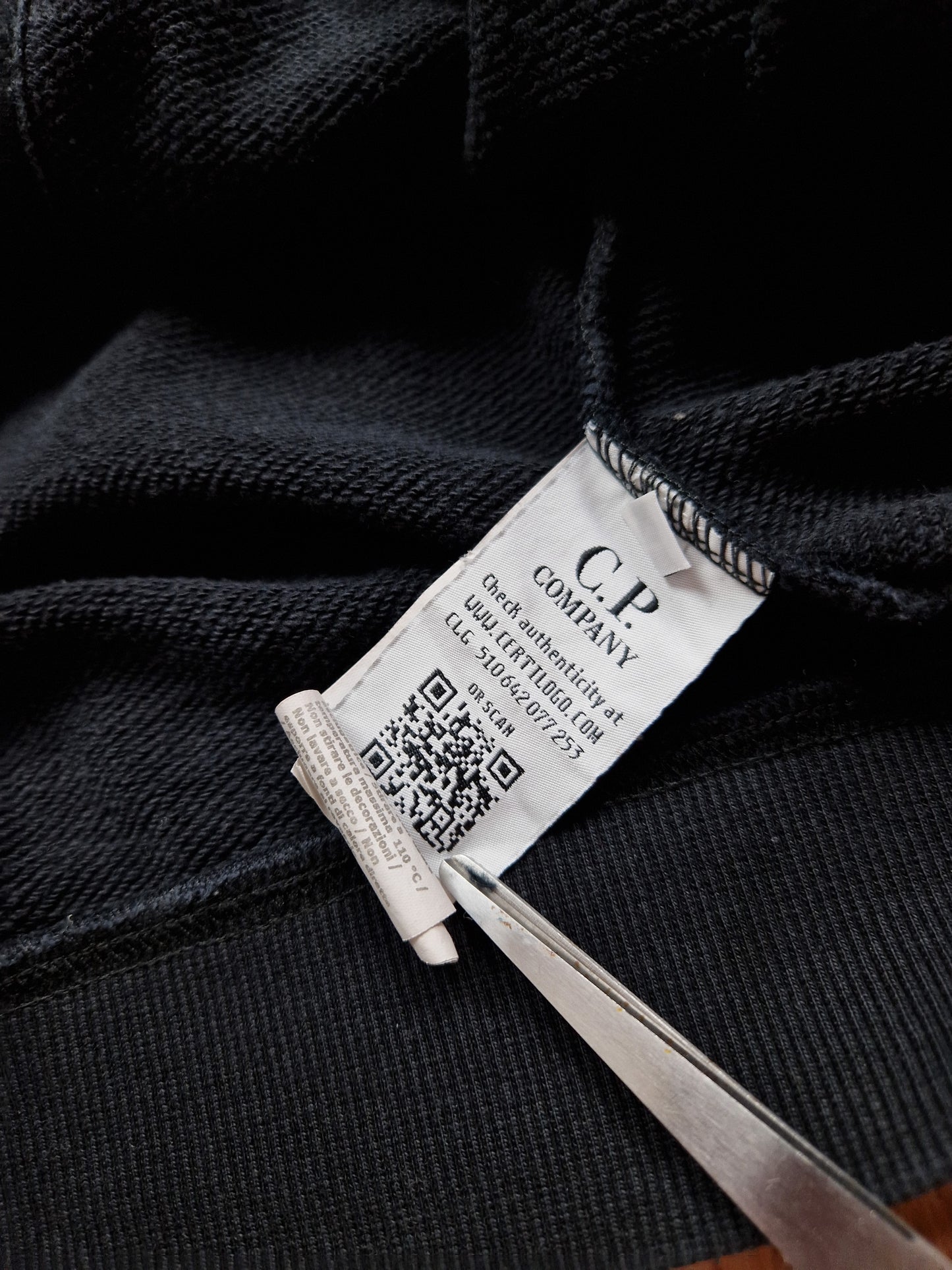 C.P. Company Zip Up Goggle Hoodie (XL)