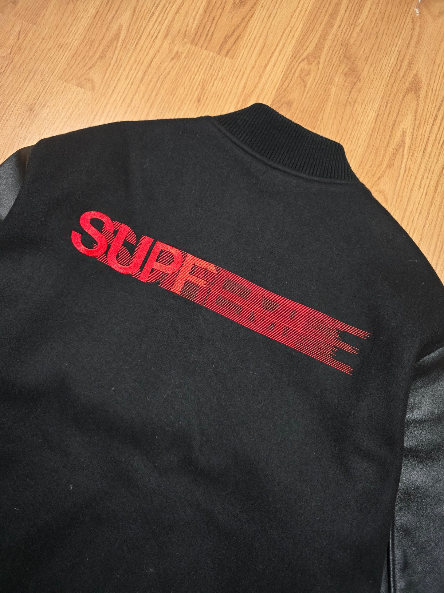 RARE Supreme 'Motion' Varsity Jacket (L)