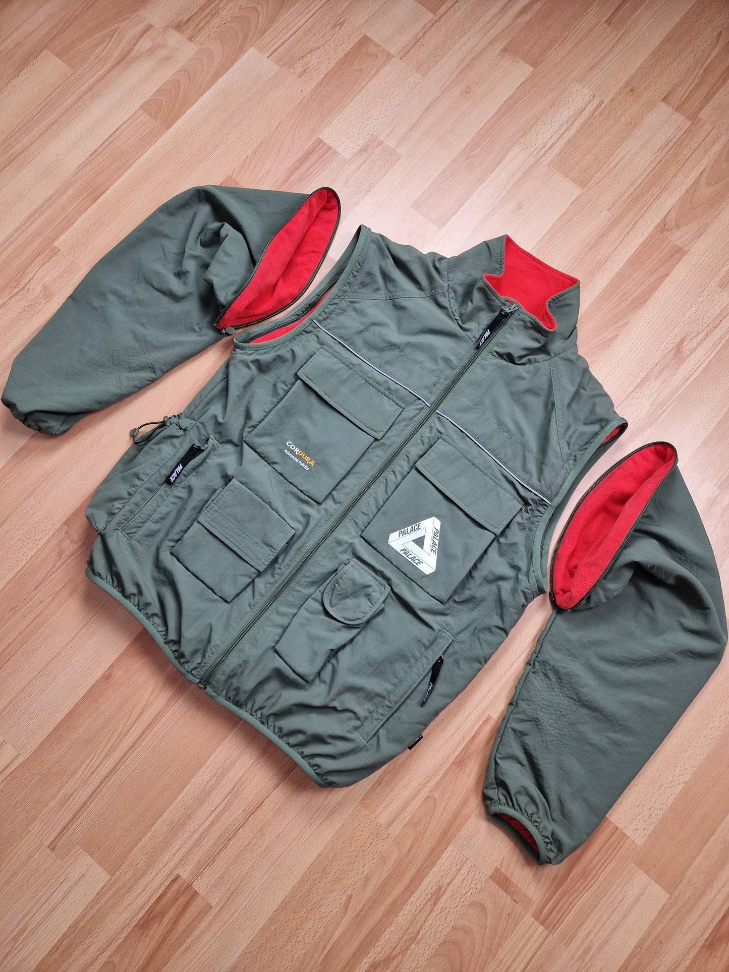 Palace Cordura RS Zip Off Gilet Jacket (L)