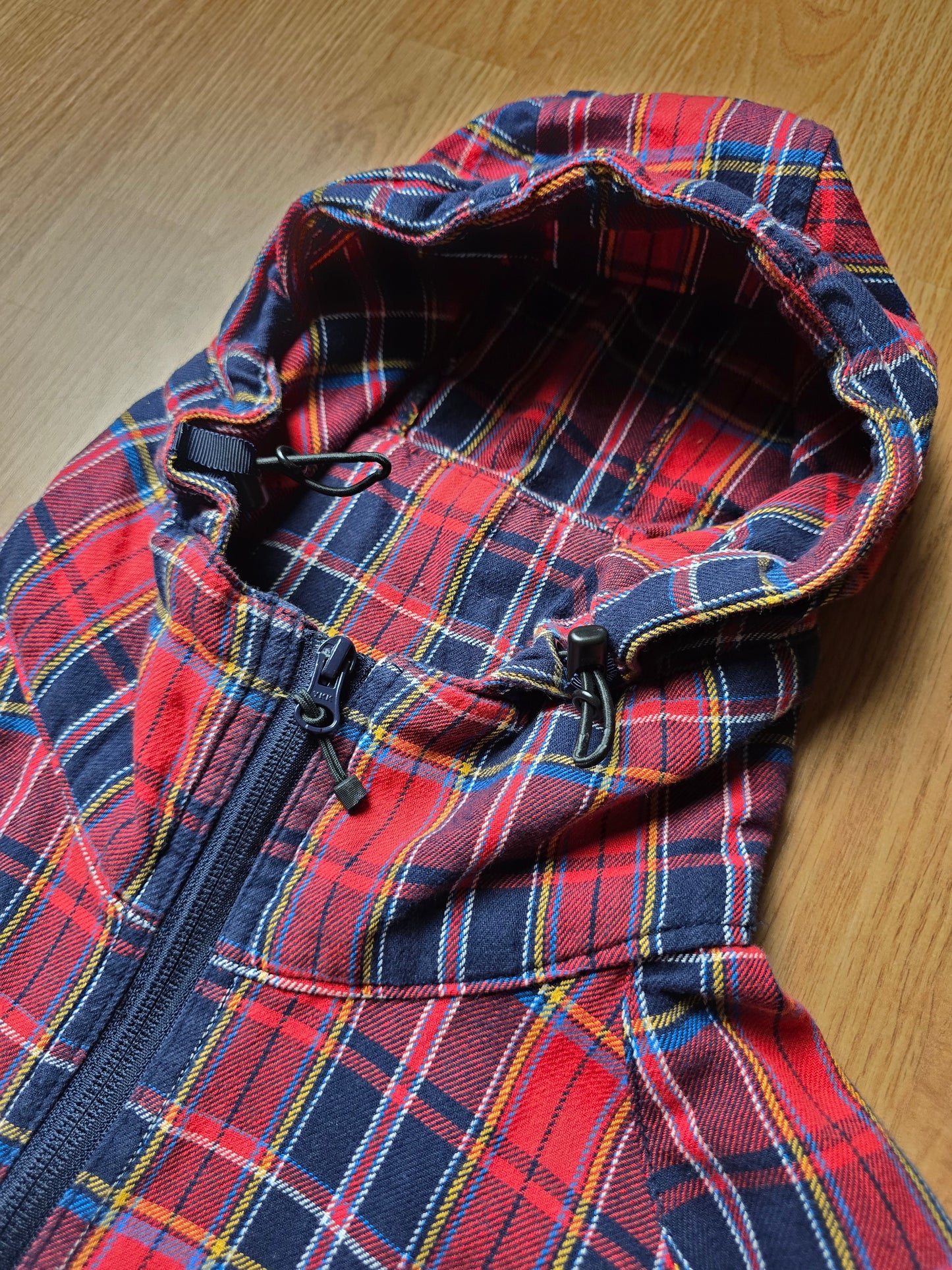 00s Stussy Plaid Zip Up Jacket (XL/L)