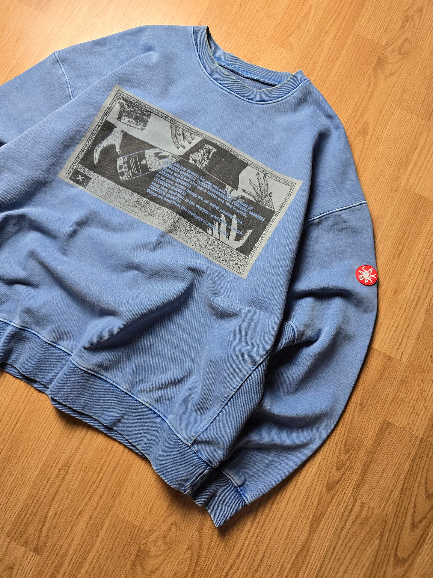 Cav Empt Washed Print Sweatshirt (M/L)