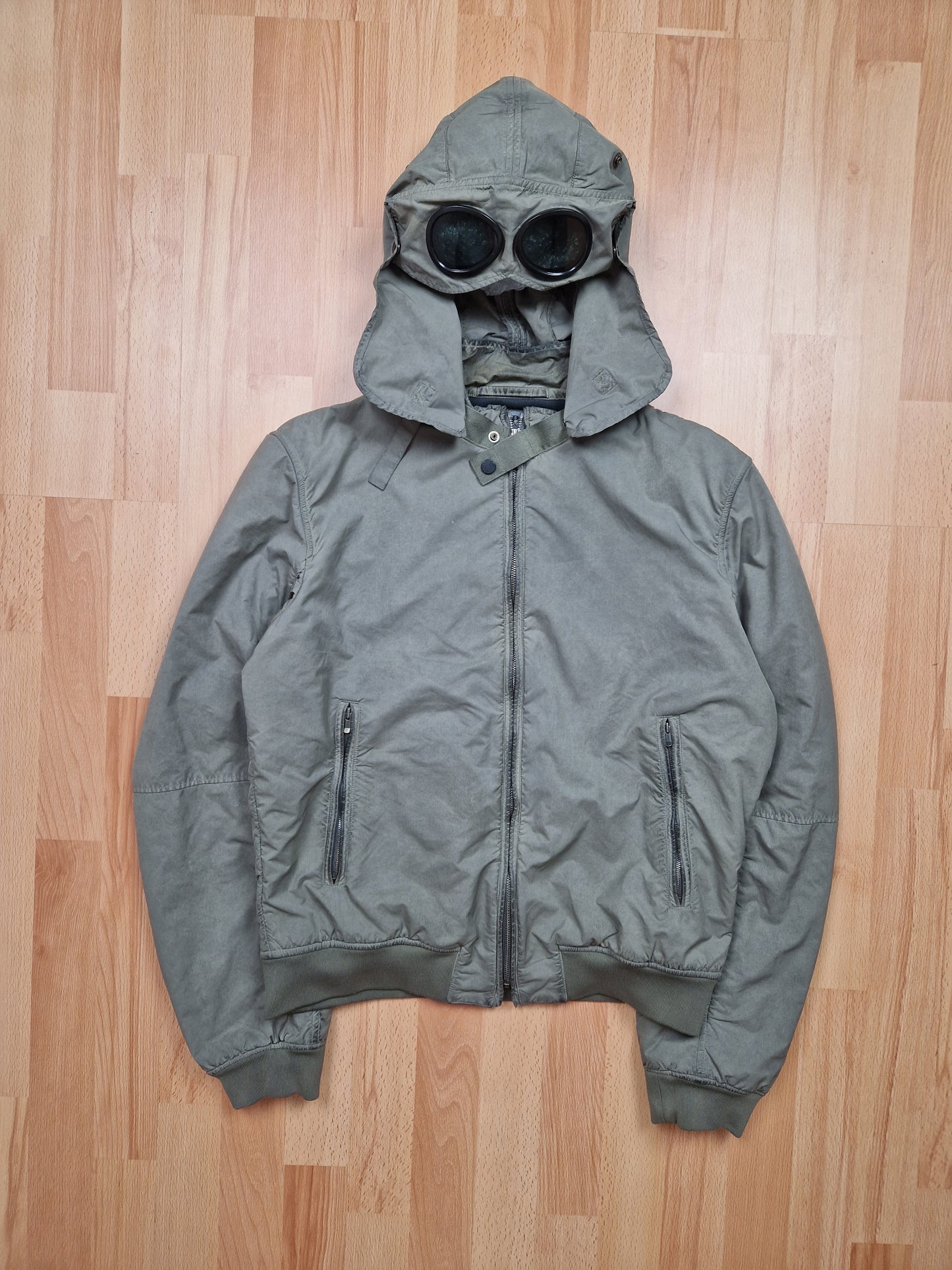 C.P. Company Tinto Terra Fleece Lined Goggle Jacket (M)
