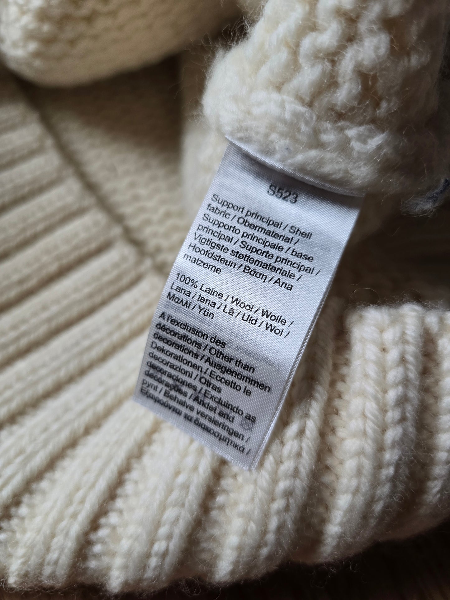 Lacoste Heavyweight Wool Zip Cardigan (M/L)
