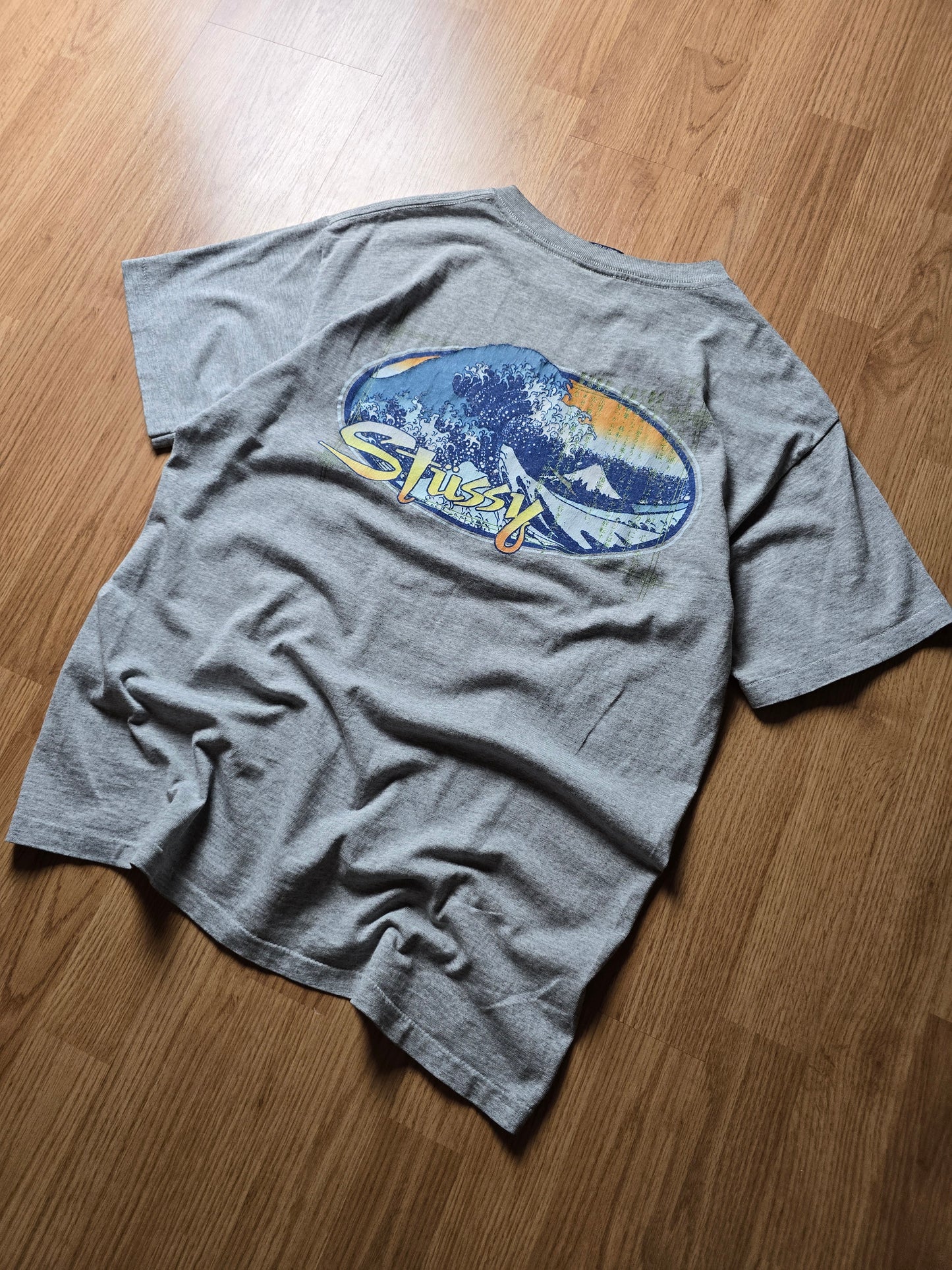 90s Stussy Single Stitch Surf T-shirt (M/L)
