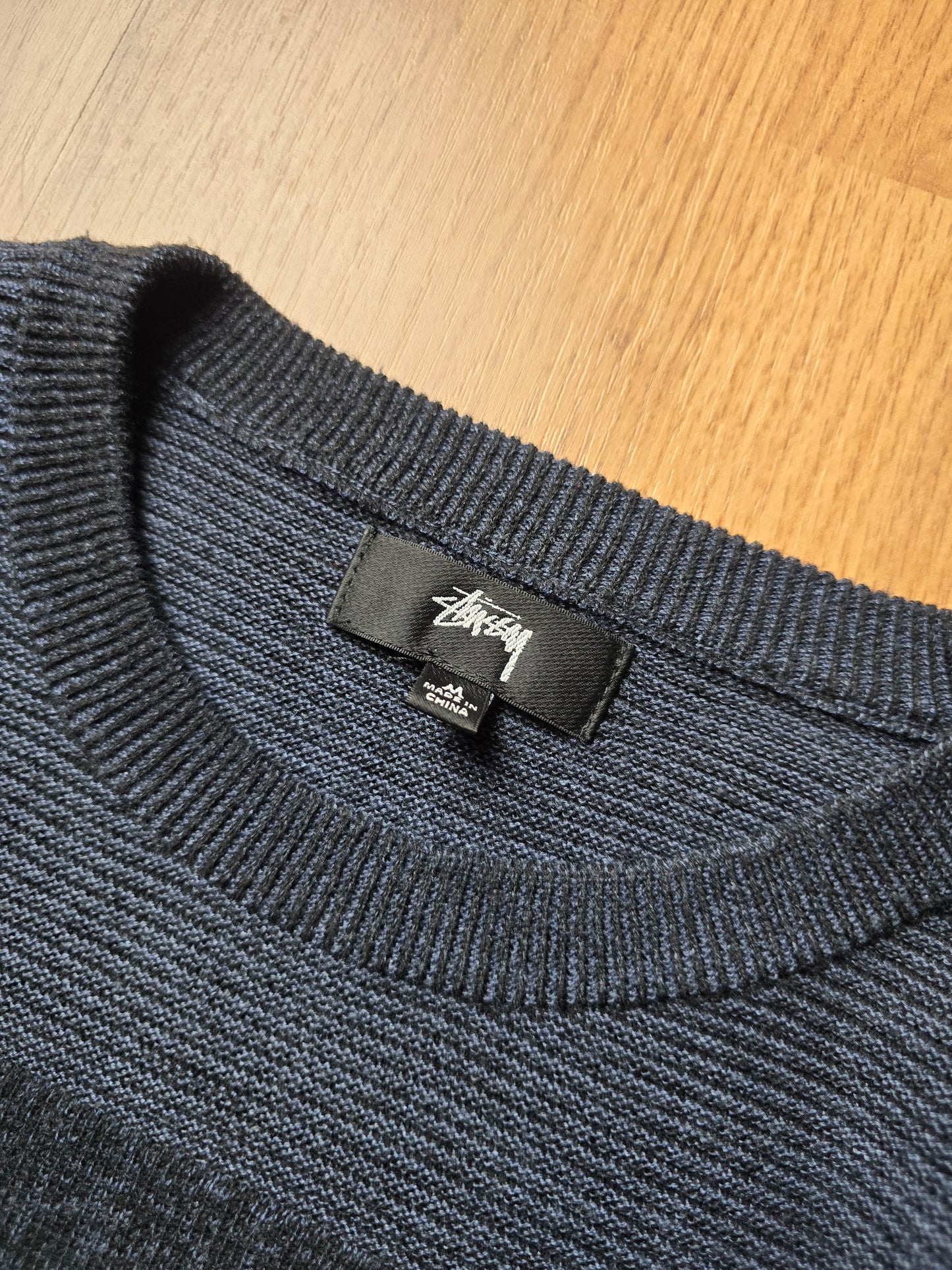 Stussy Engineered Panel Knit Sweater (M)