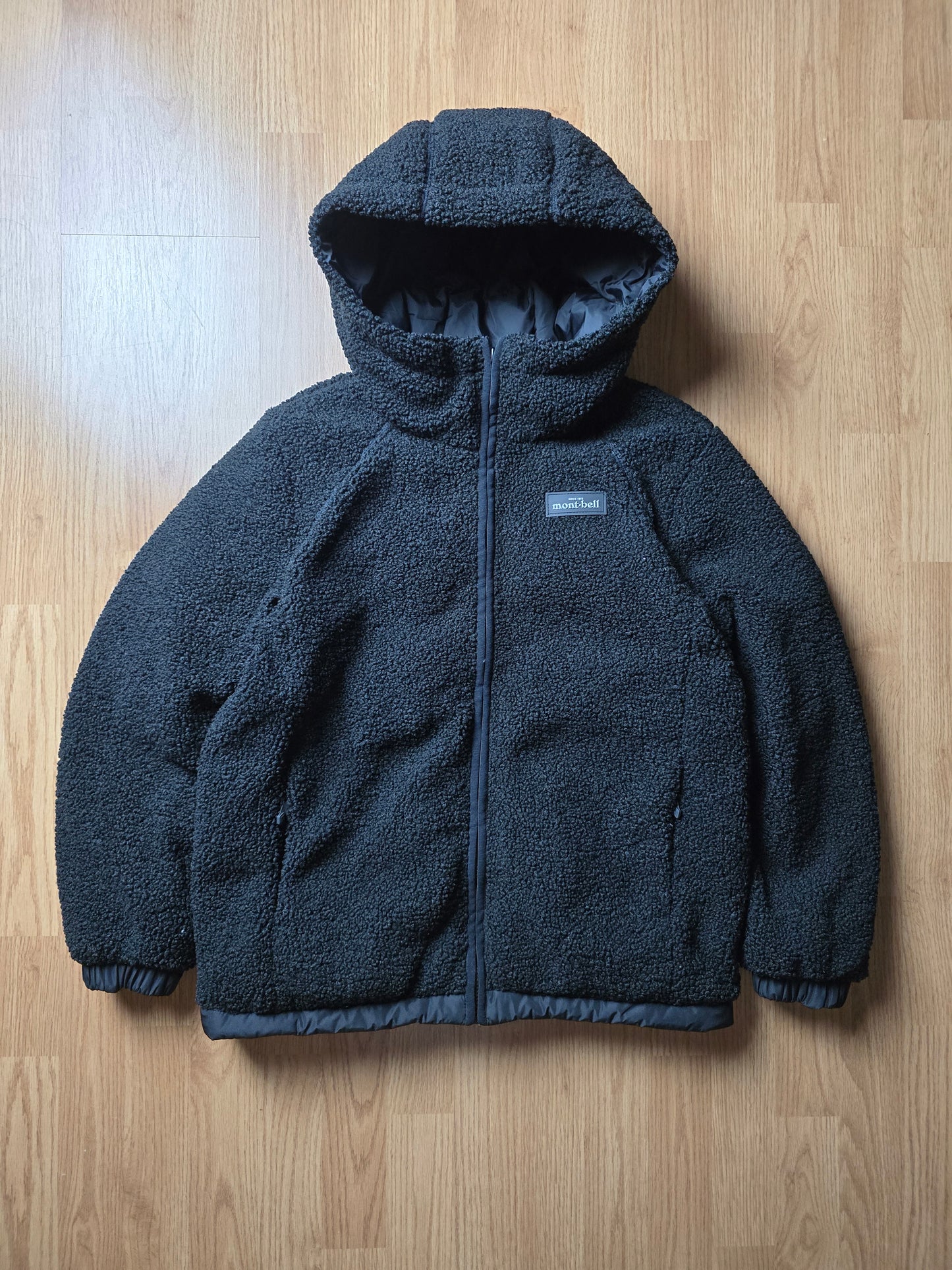 Montbell Reversible Sherpa Down Hooded Puffer Jacket (S)