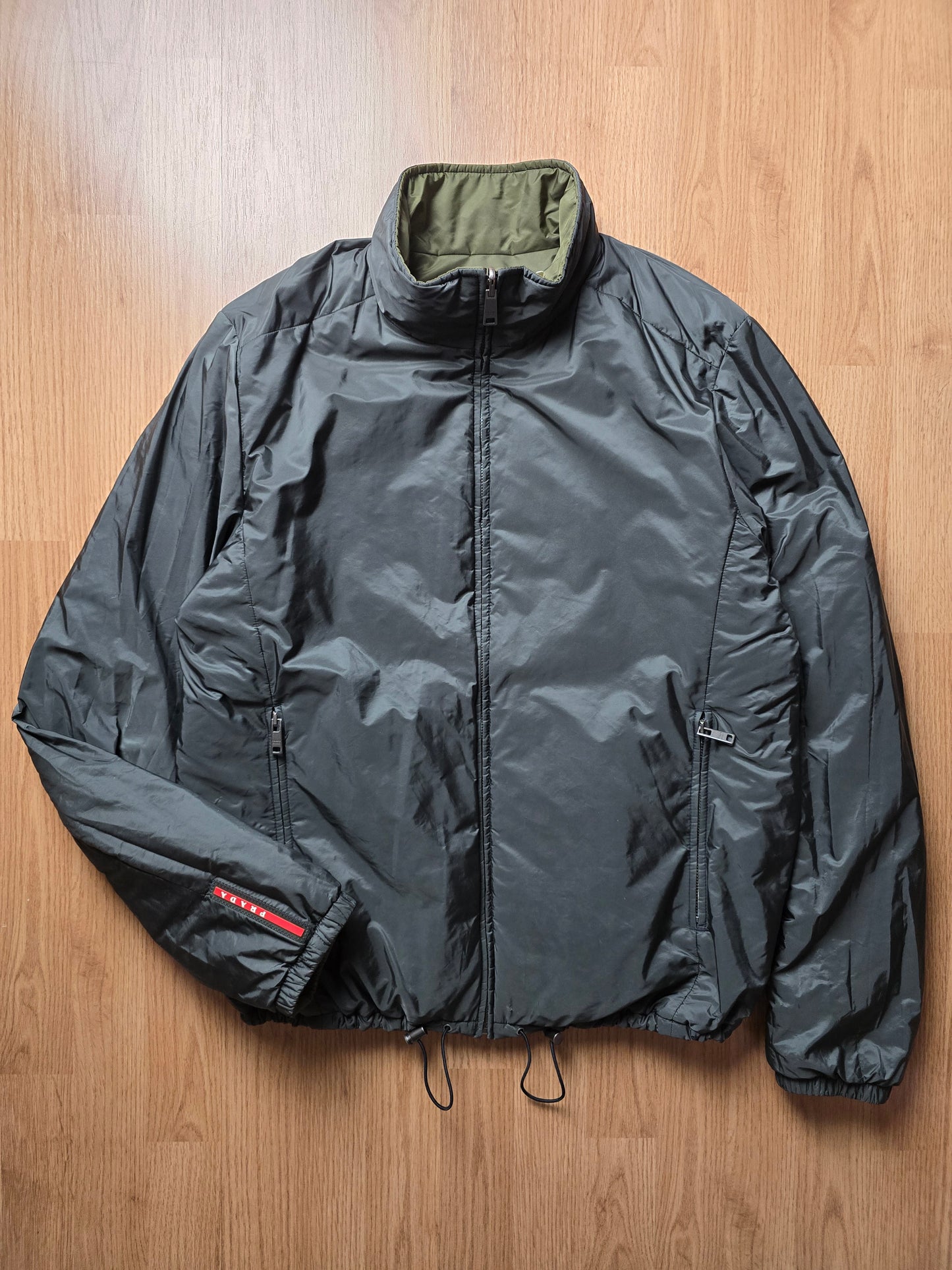 Prada Sport 2015 Red Tab Reversible Padded Jacket (M)