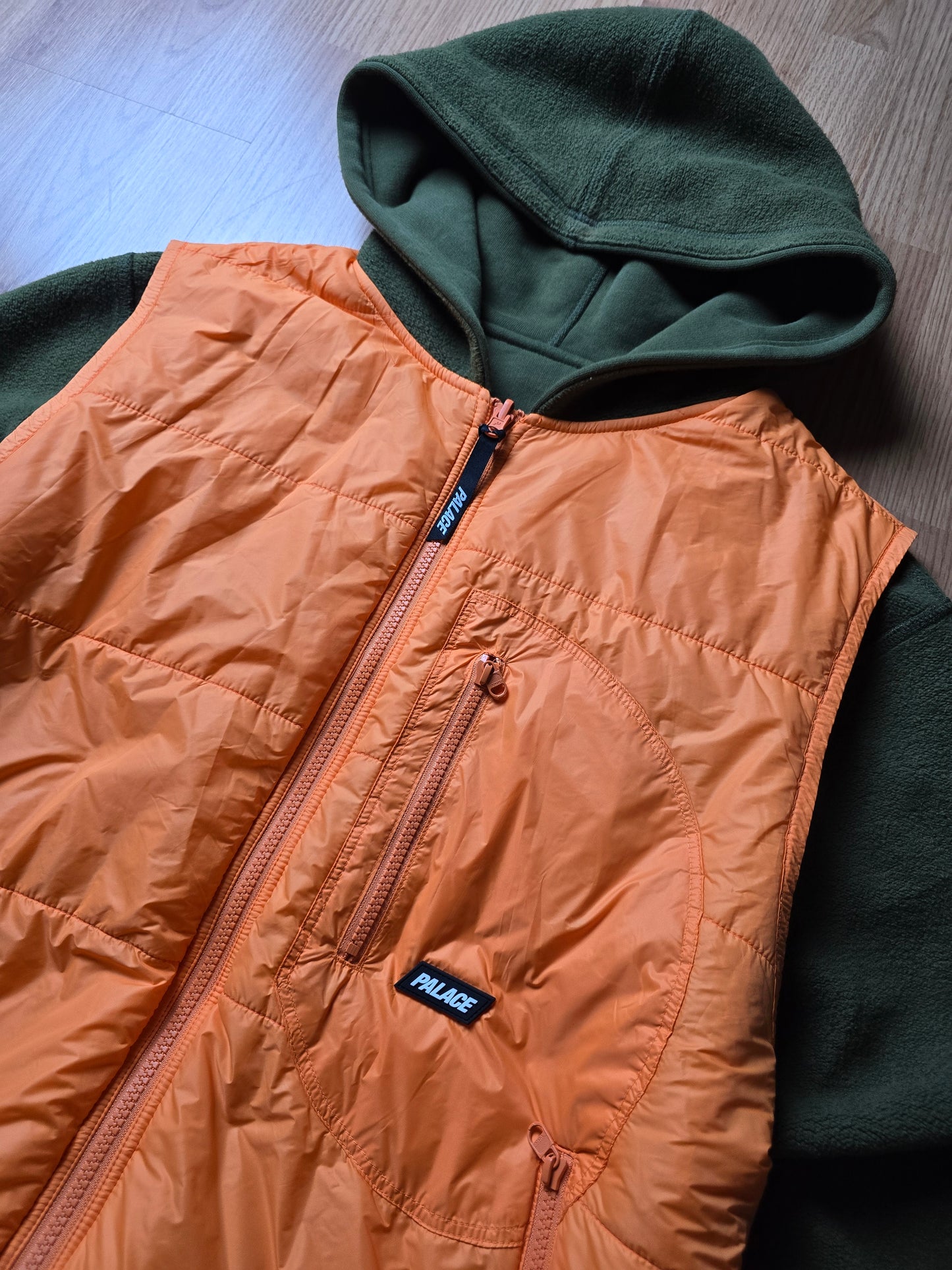 Palace Reversible Vest Hood Jacket (L)