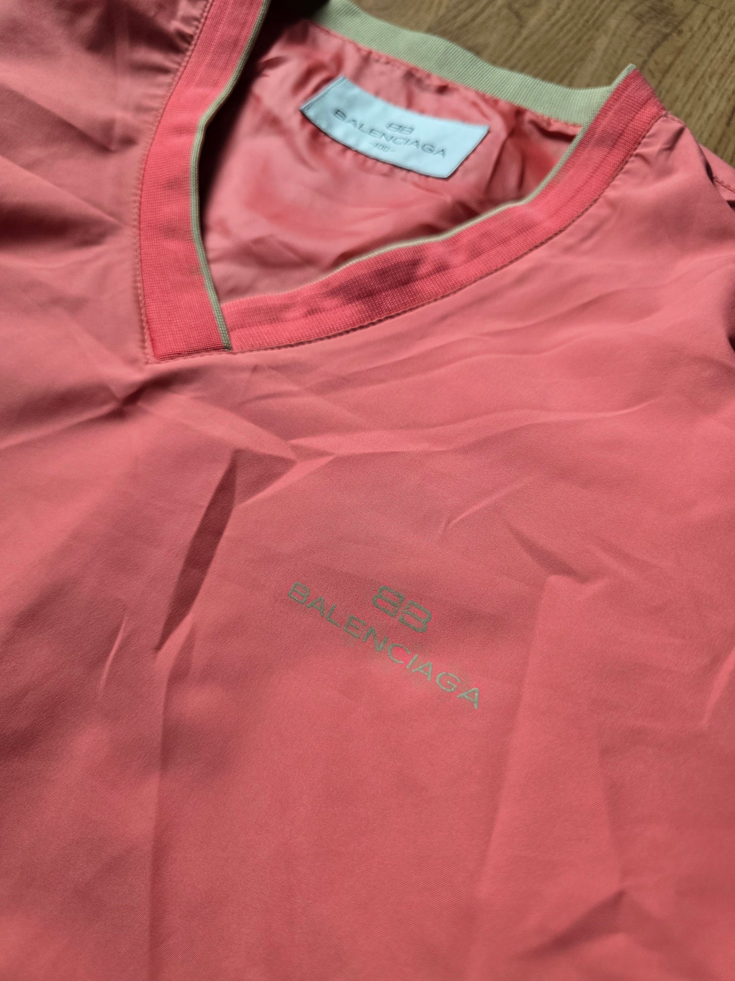 W/ 00s Balenciaga V Neck Nylon Pullover (M)
