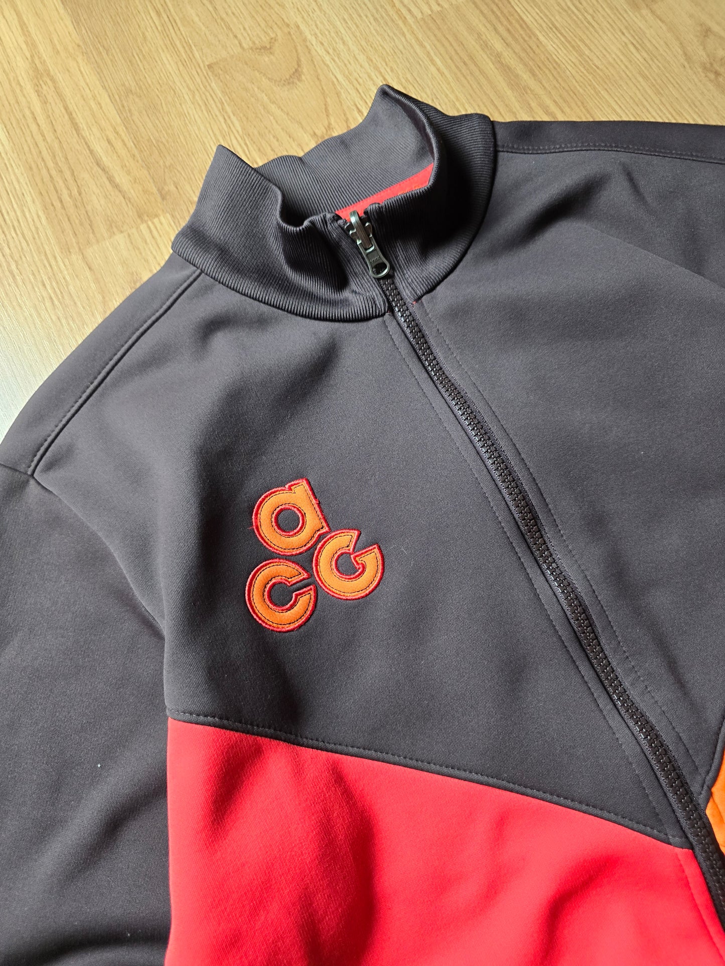 00s Nike ACG Big Letter Embroidered Track Jacket (M)