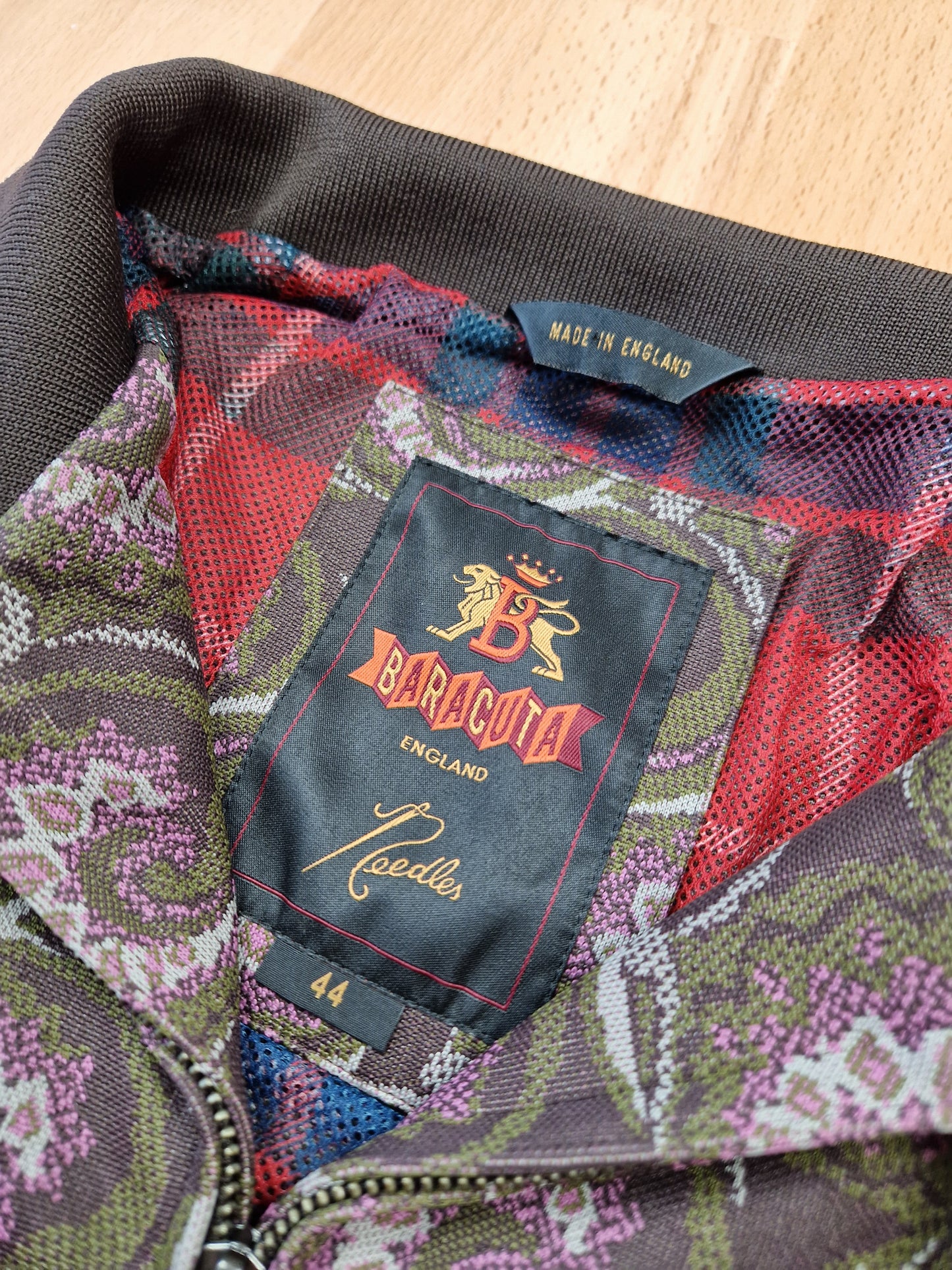 Needles x Baracuta G9 Jaquard Harrington Jacket (L/XL)