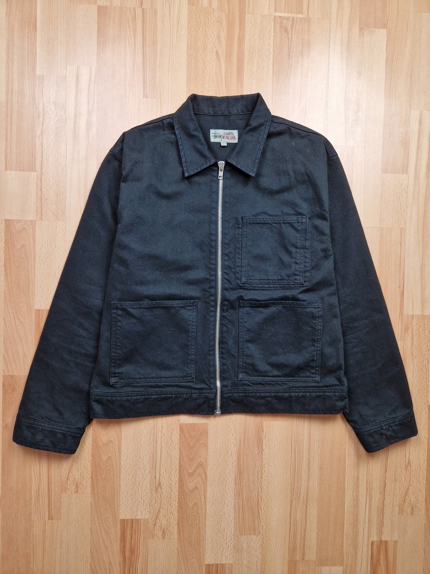 Stussy Overdyed Zip Work Jacket (L)