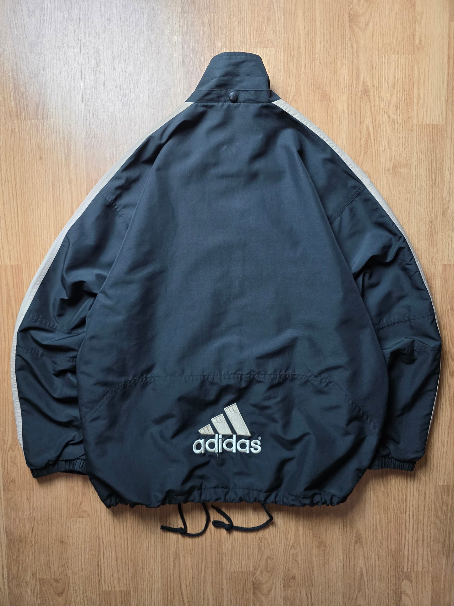 RARE 80s Adidas Embroidered Coachs Jacket (XXL)