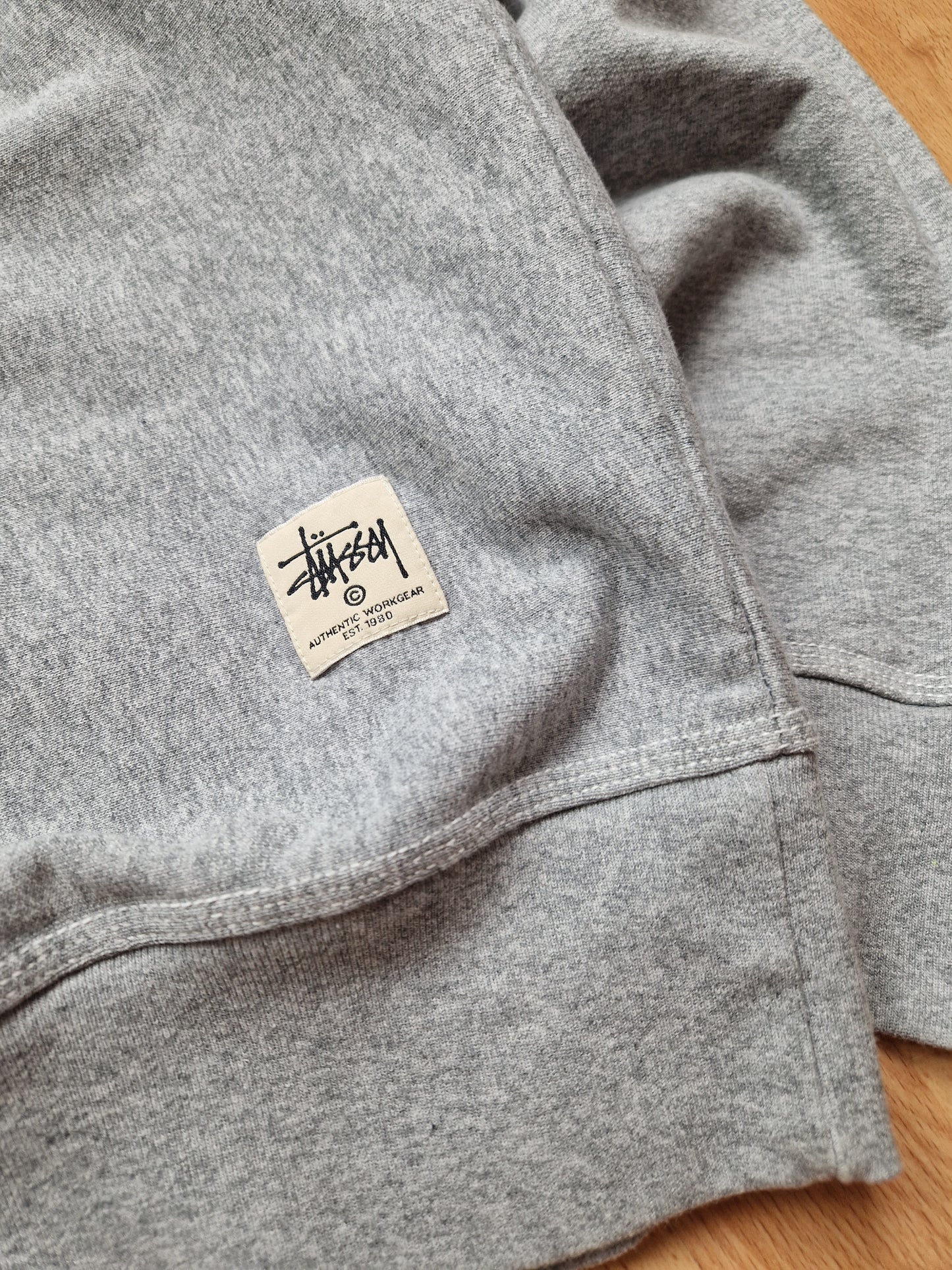 Stussy Contrast Stitch Label Crew Sweatshirt (L)