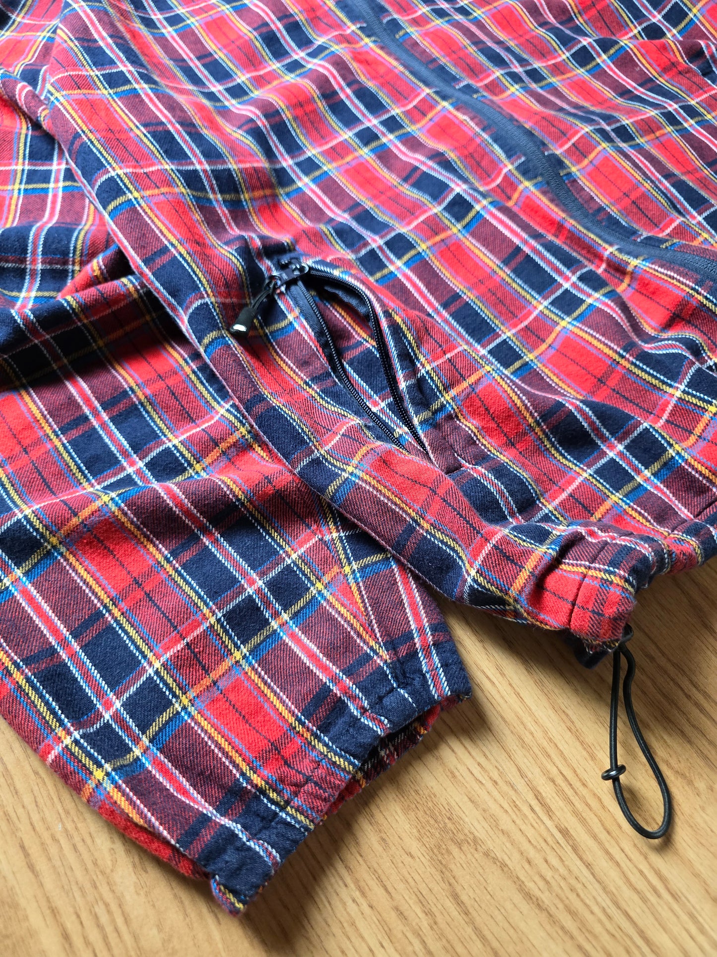 00s Stussy Plaid Zip Up Jacket (XL/L)