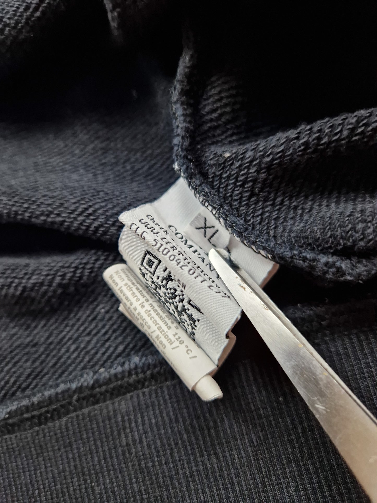 C.P. Company Zip Up Goggle Hoodie (XL)