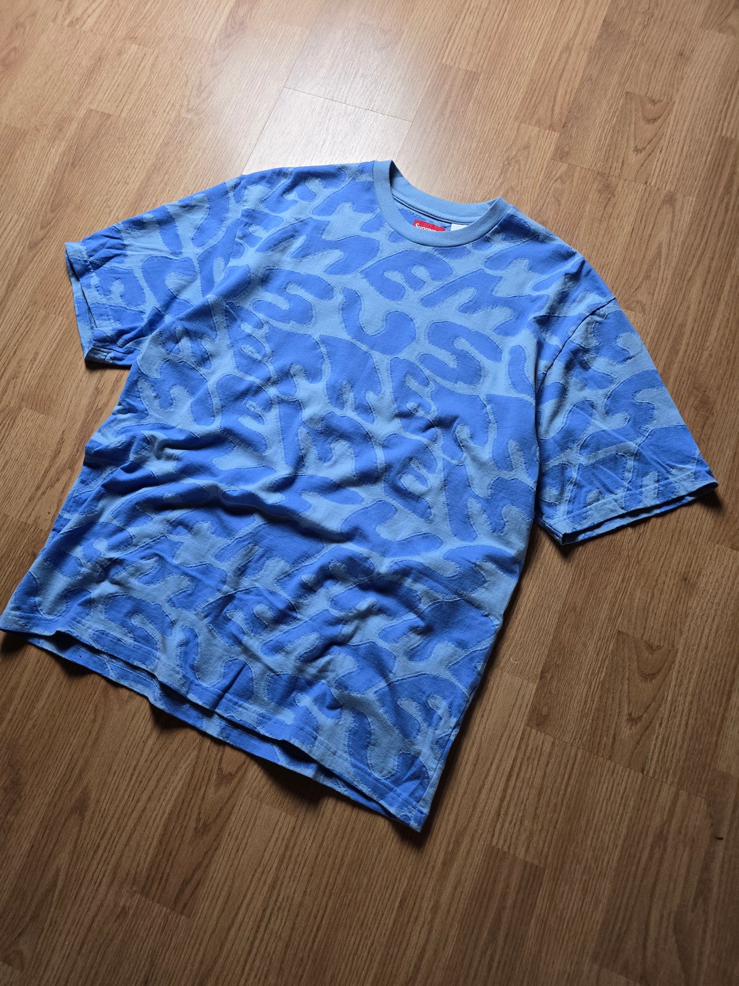 Supreme Stacked Intarsia S/S T-shirt (M/L)
