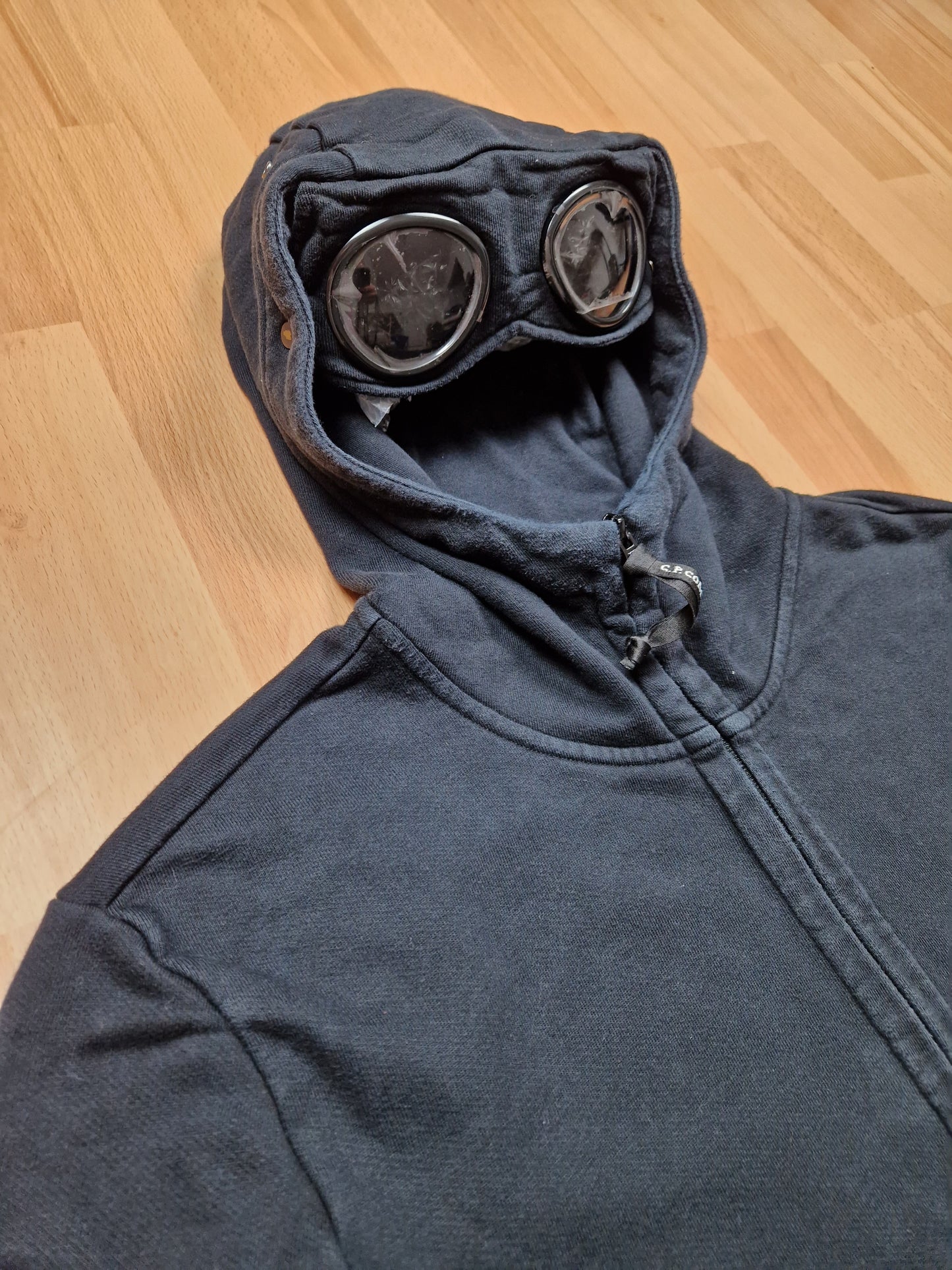 C.P. Company Zip Up Goggle Hoodie (XL)