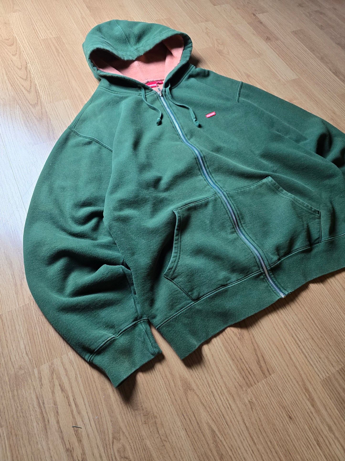 Supreme Contrast Zip Up Hoodie (XL)