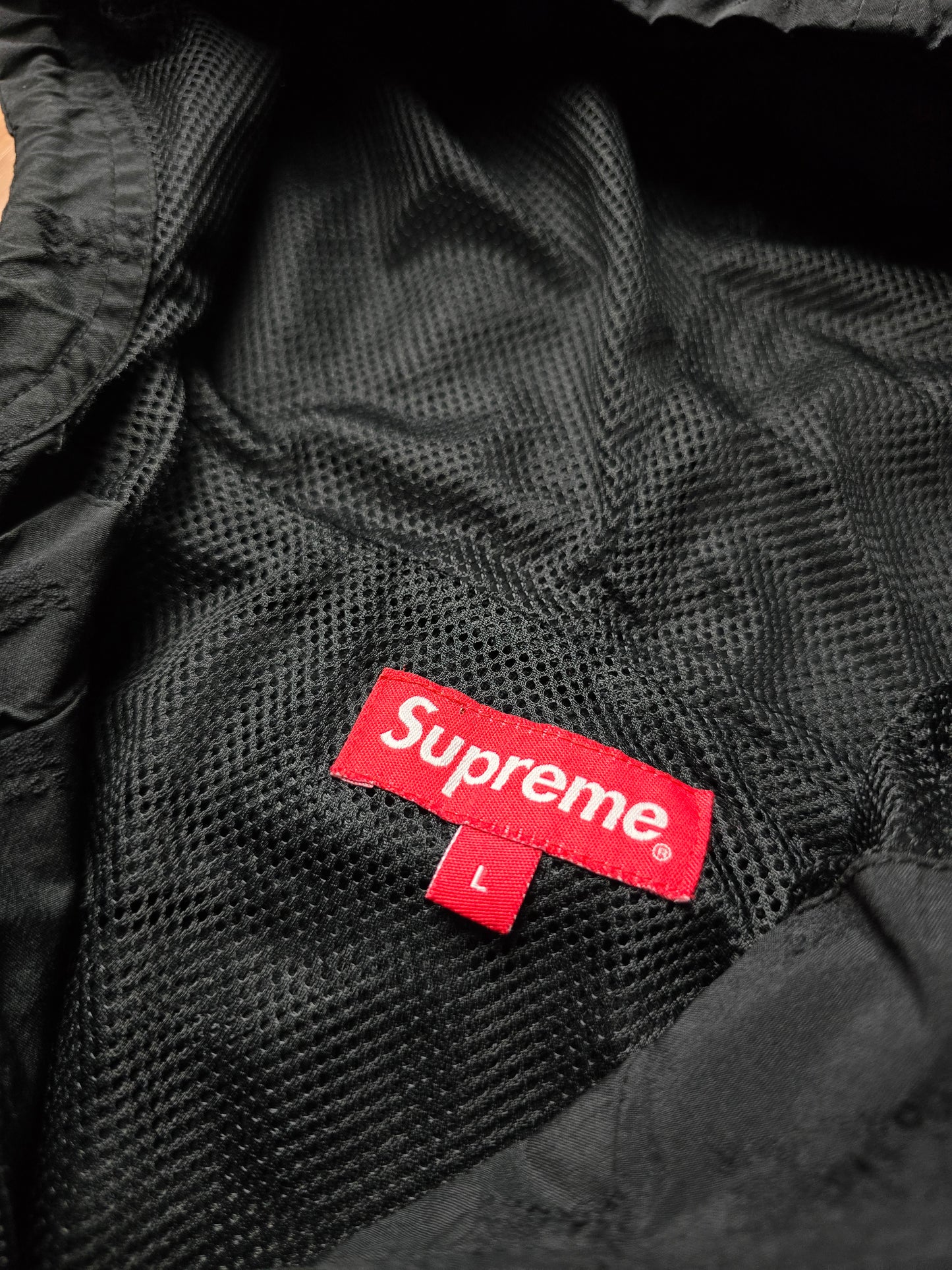 Supreme Jaquard Water Resistant Windbreaker Jacket (L)