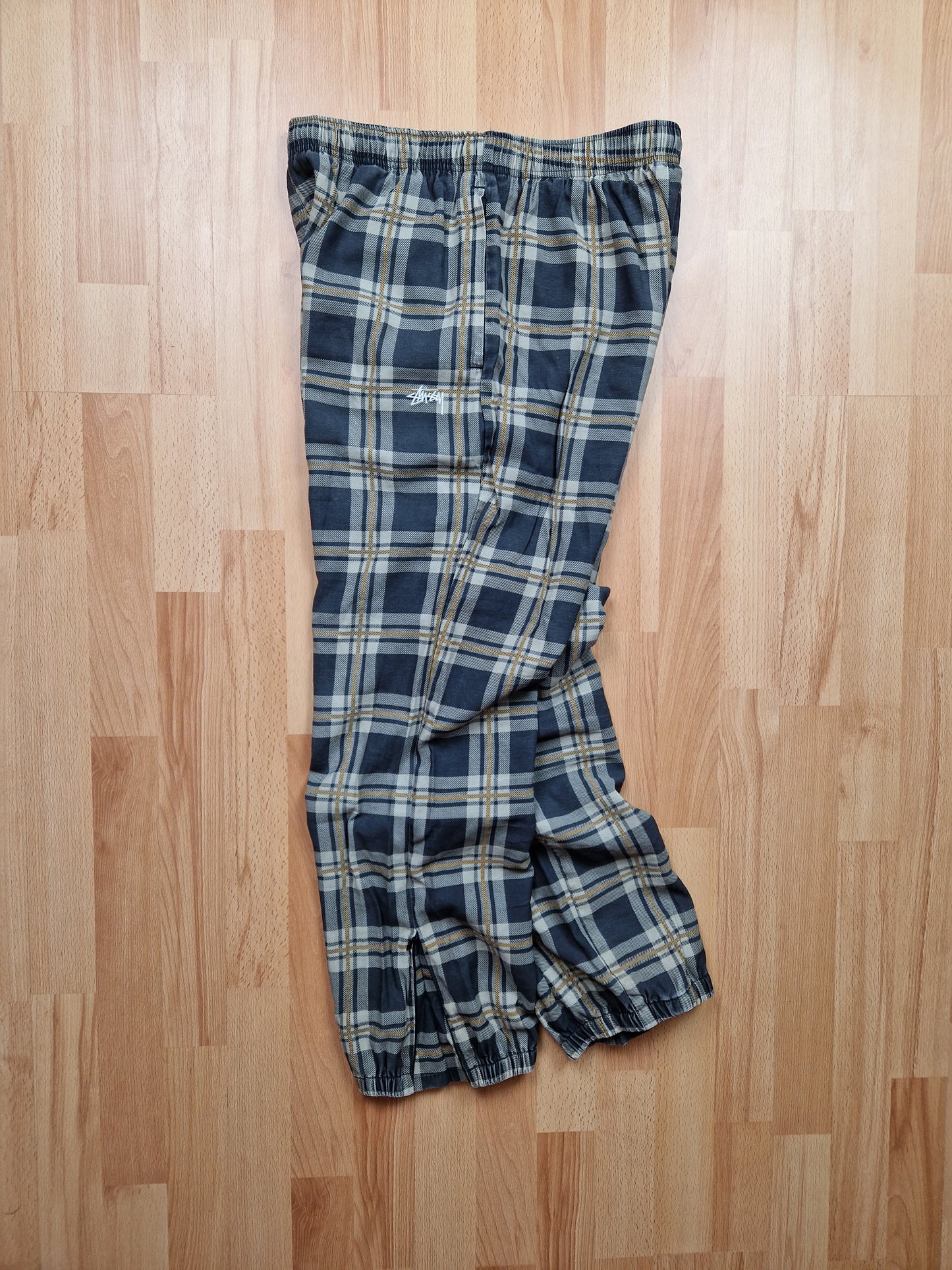 Stussy Plaid Rayon Full Tracksuit (M)