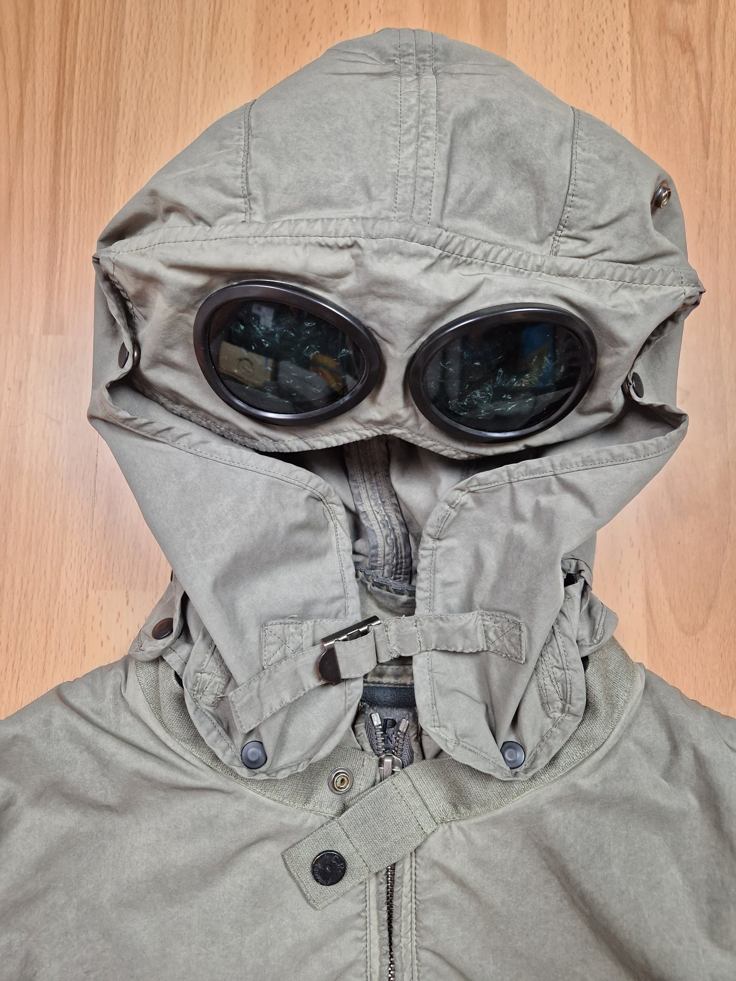 C.P. Company Tinto Terra Fleece Lined Goggle Jacket (M)