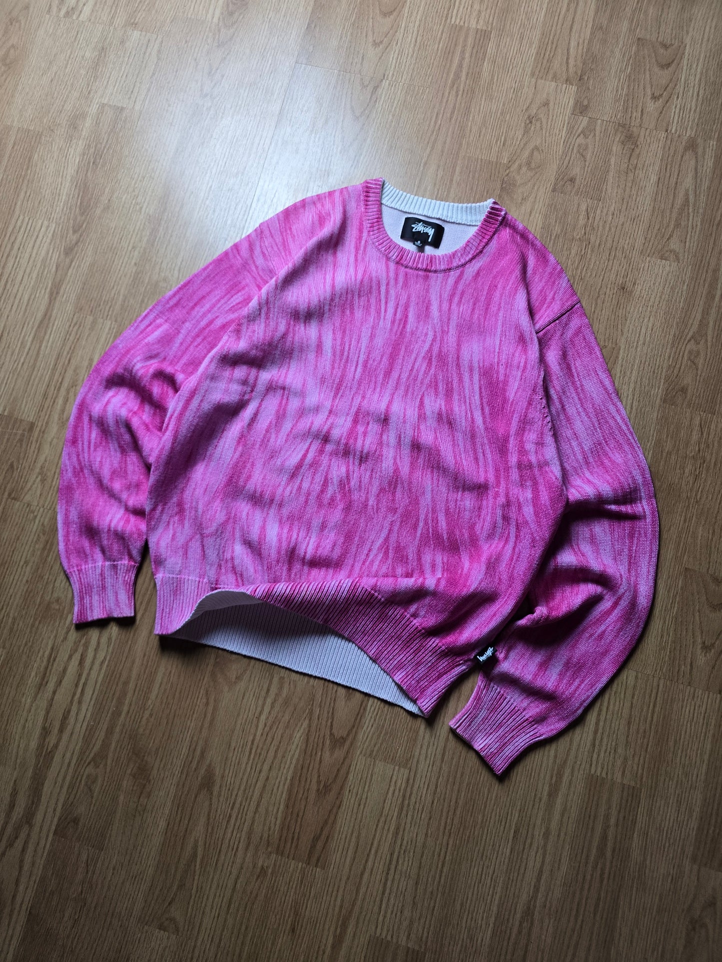 Stussy Printed Fur Knit Sweater (S)