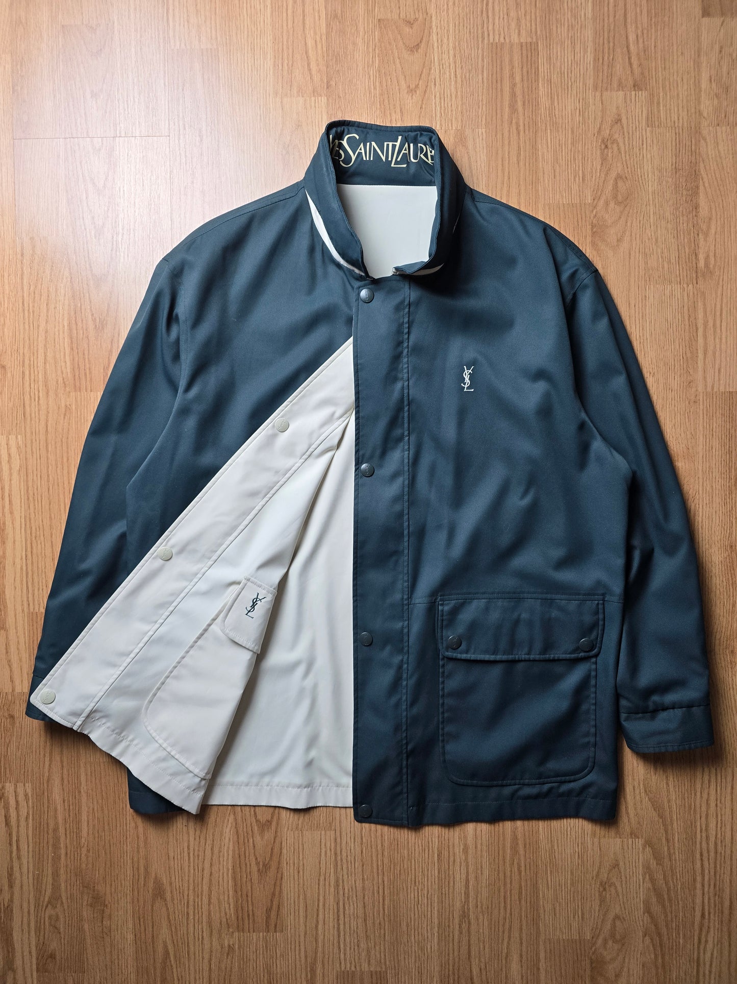 Vintage YSL Reversible Harrington Jacket (XL)