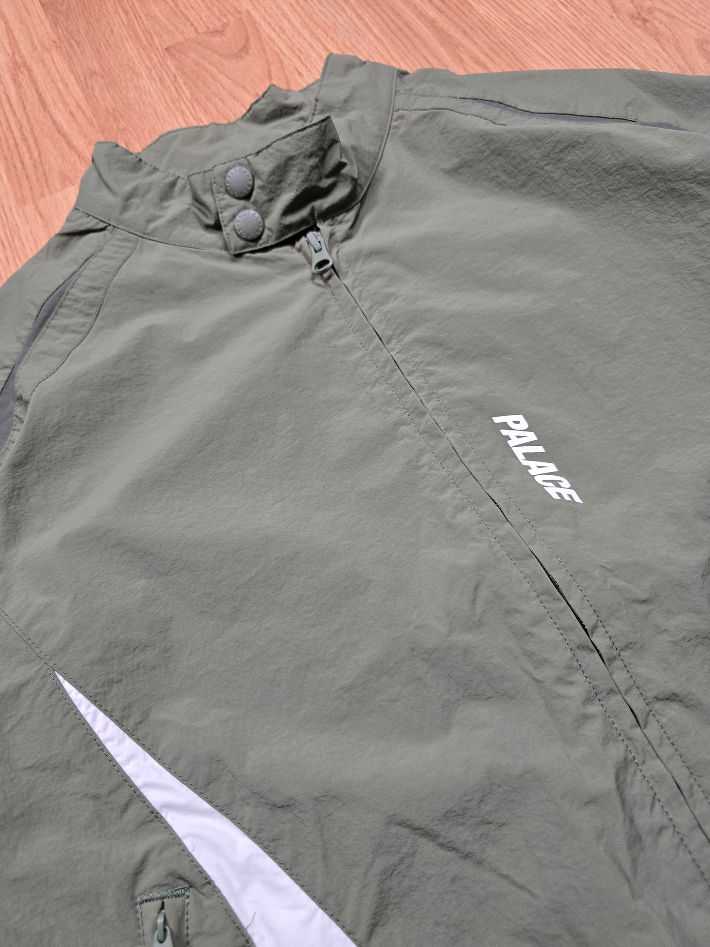 Palace 'Moto Shell' Glow-In-The-Dark Tack Jacket (S)