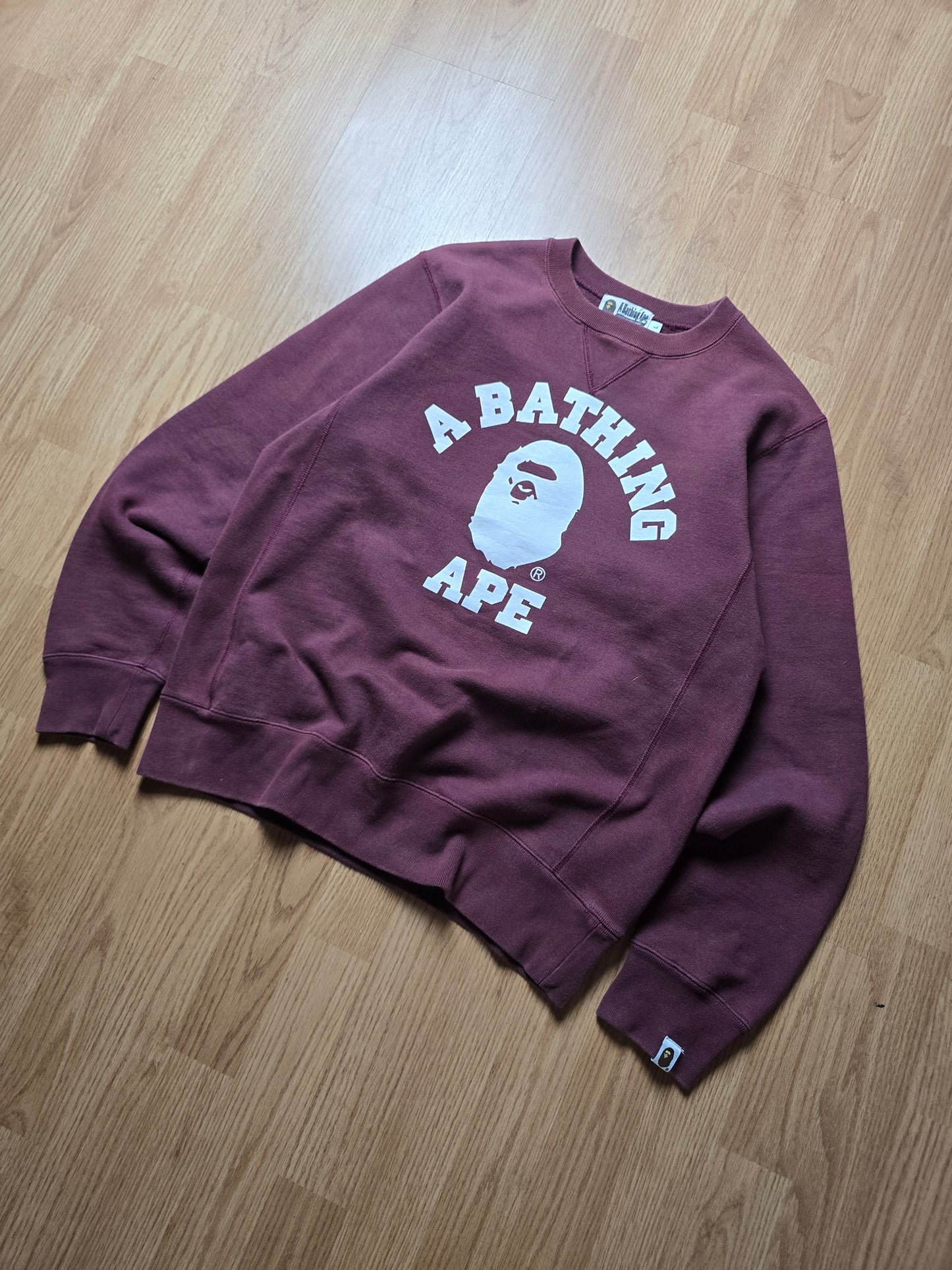 Bape College Crewneck Sweatshirt (M)
