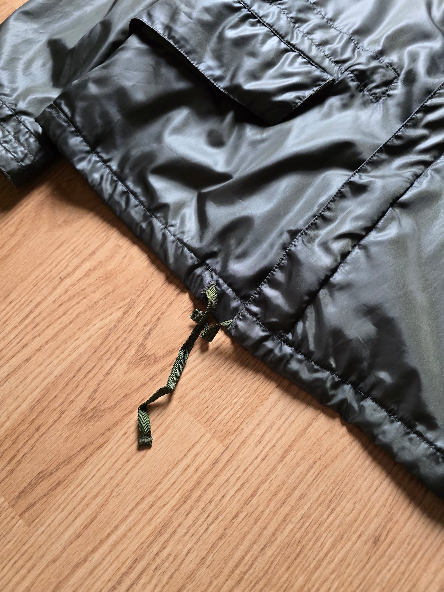 90s Stone Island Green Edge Flight Jacket (XL)