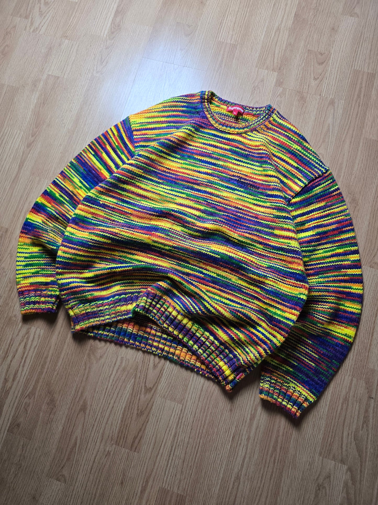 Supreme Static Multi Knit Sweater (XL)