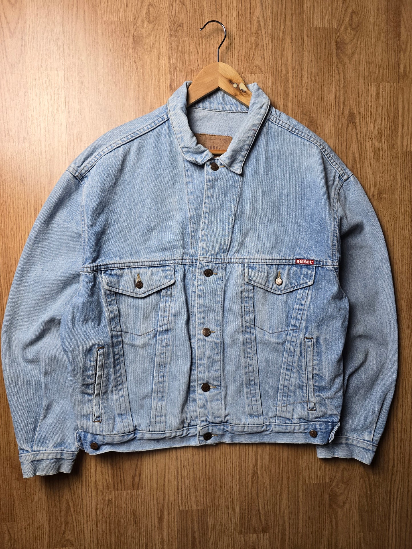 Vintage 80s Diesel Denim Trucker Jacket (L)