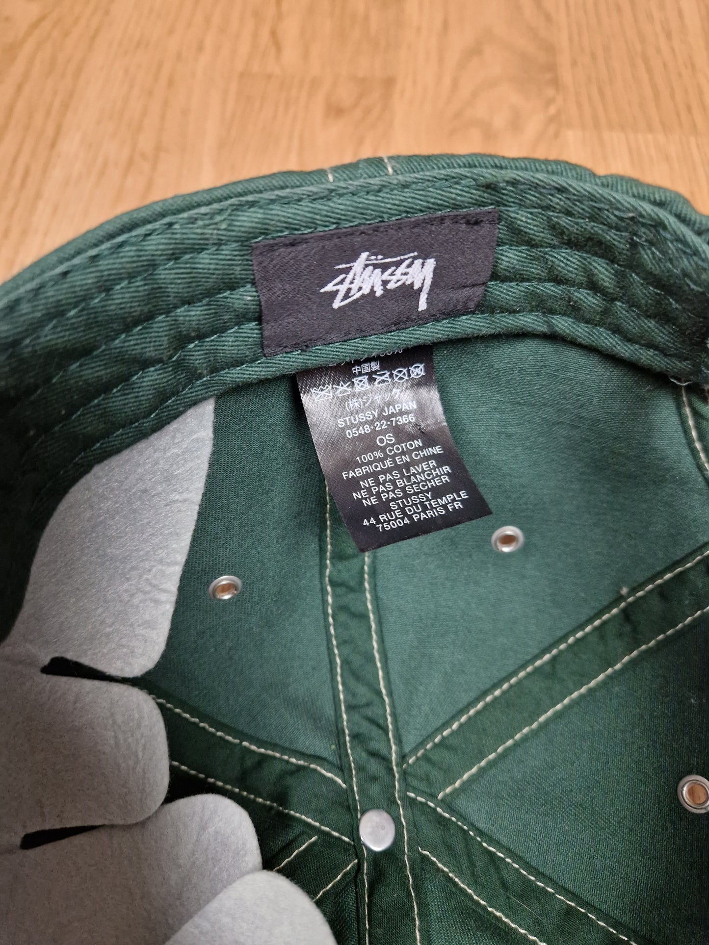 Stussy Workgear Canvas Snap Back Cap