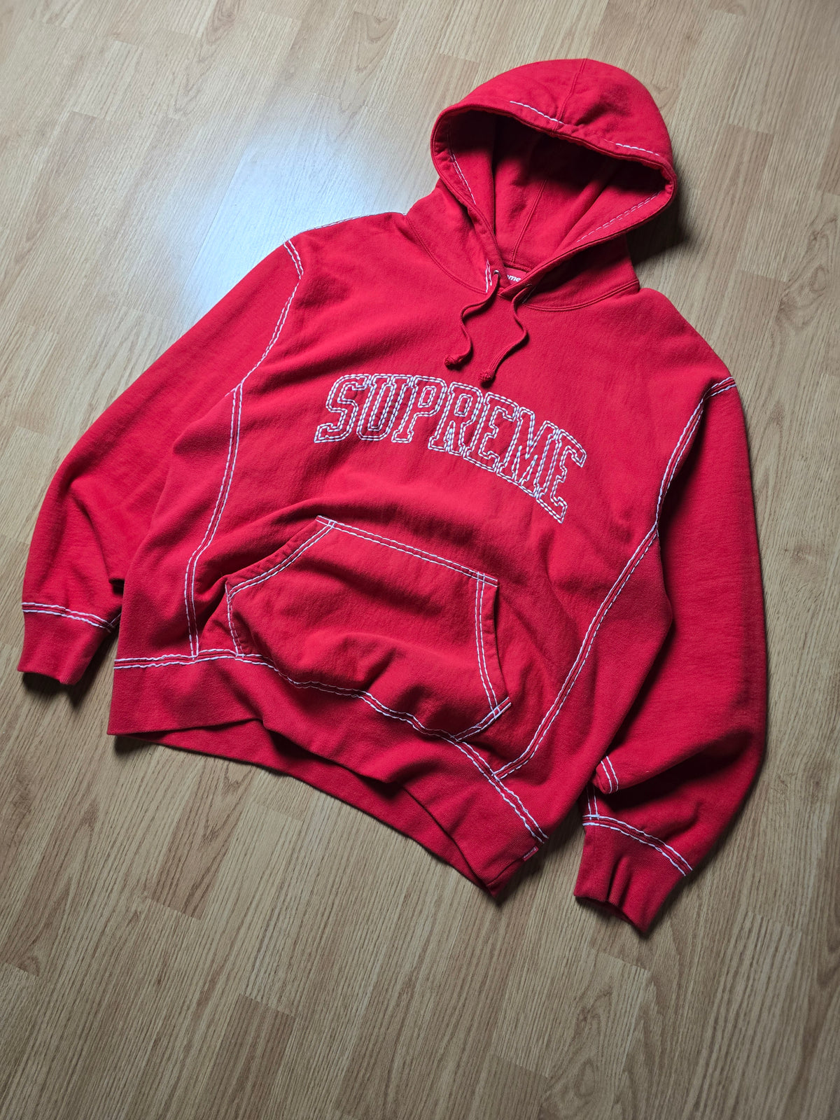 Supreme Big Stitch Hoodie (L)