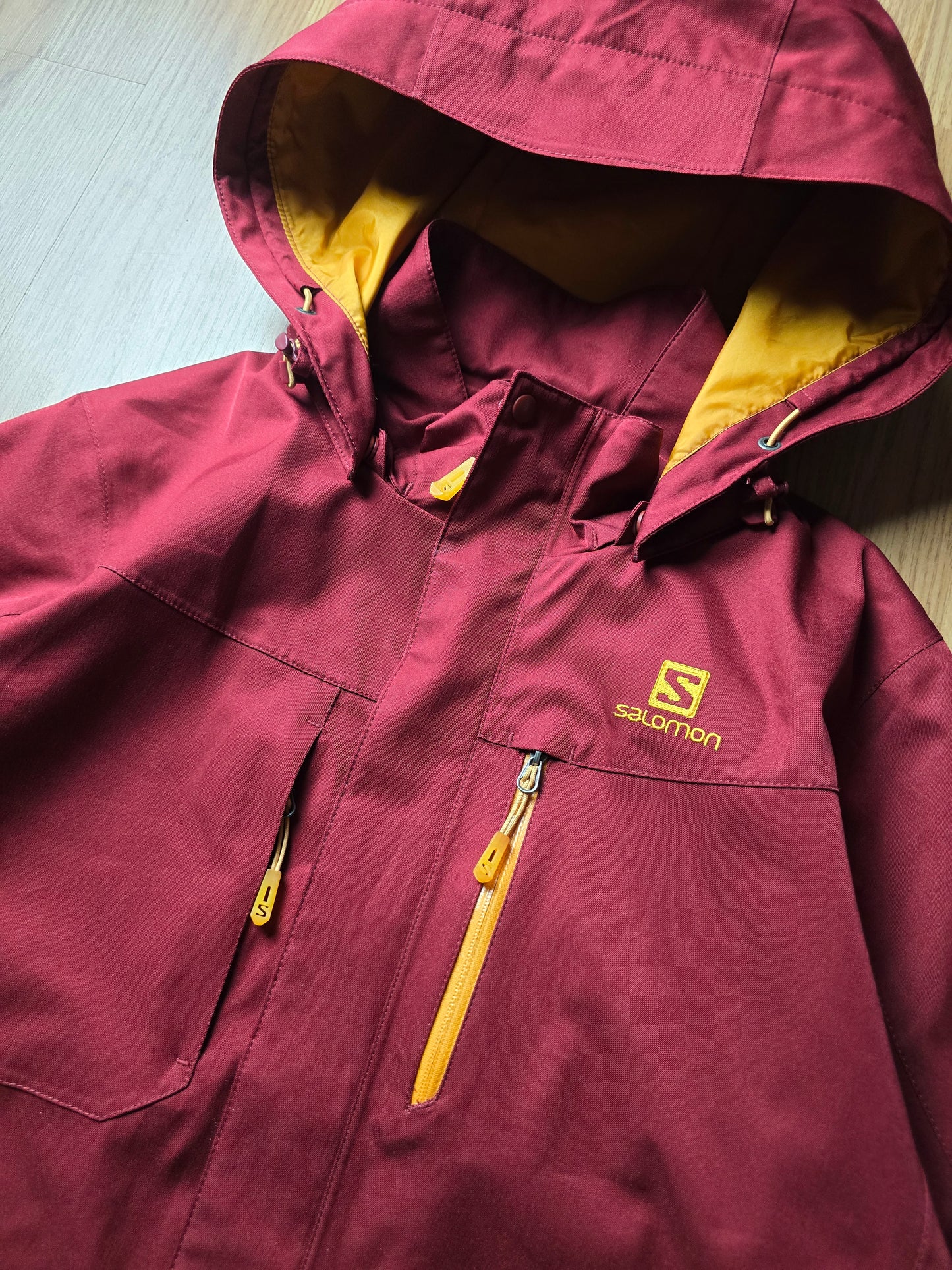 W/ Salomon Clima Pro Waterproof Ski Jacket (M)