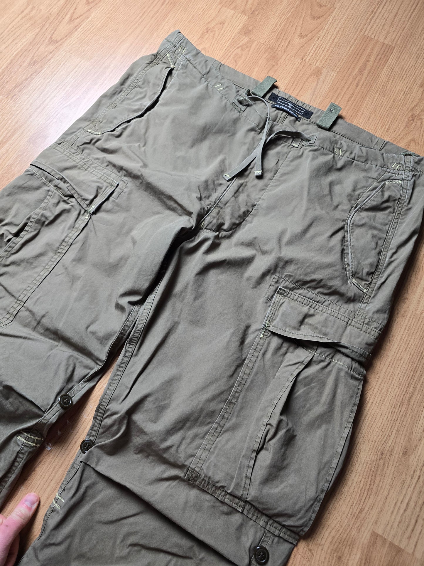 Stone Island Denims Baggy Technical Cargo Pants (36x34)